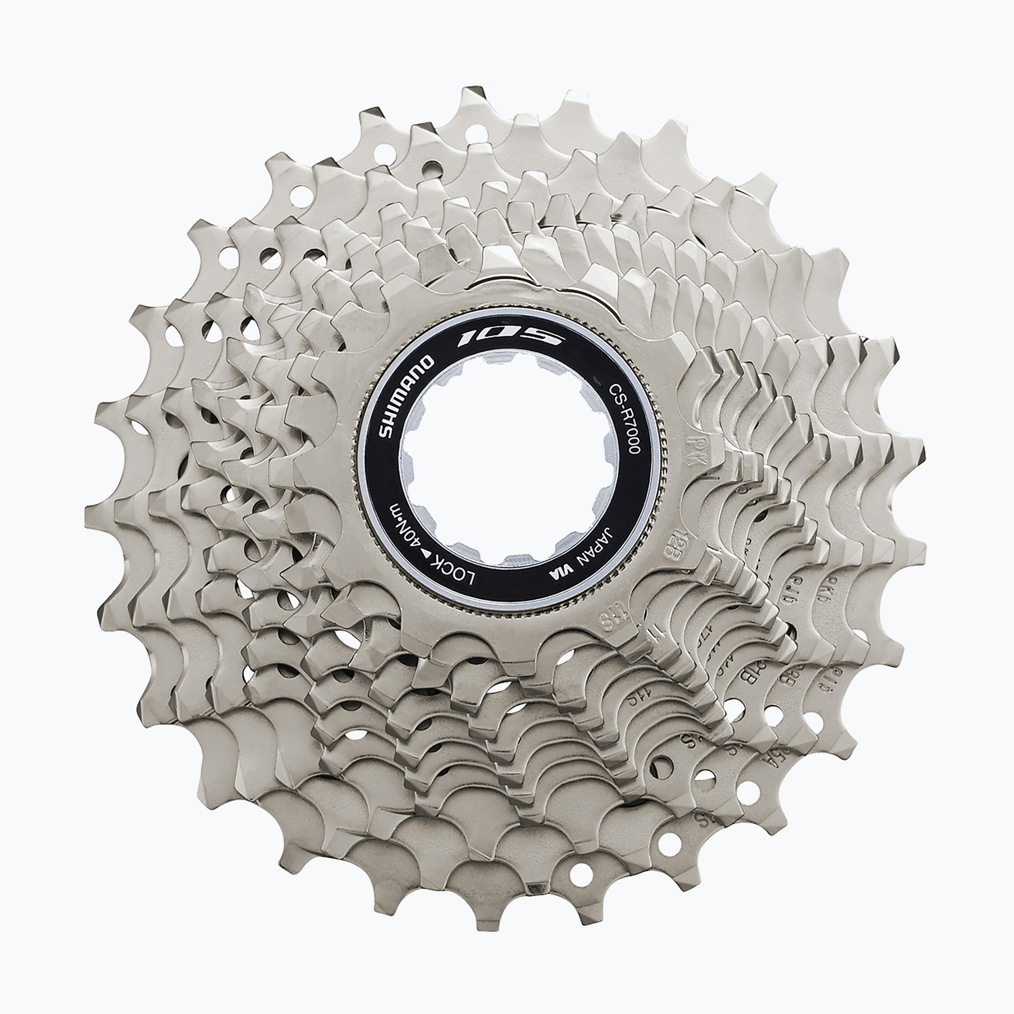 Cyklistická kazeta Shimano CS-R7000 11 rýchlostí 12-25 strieborná ICSR700011225 (CS-R7000 11rz 11-25 ICSR700011225)
