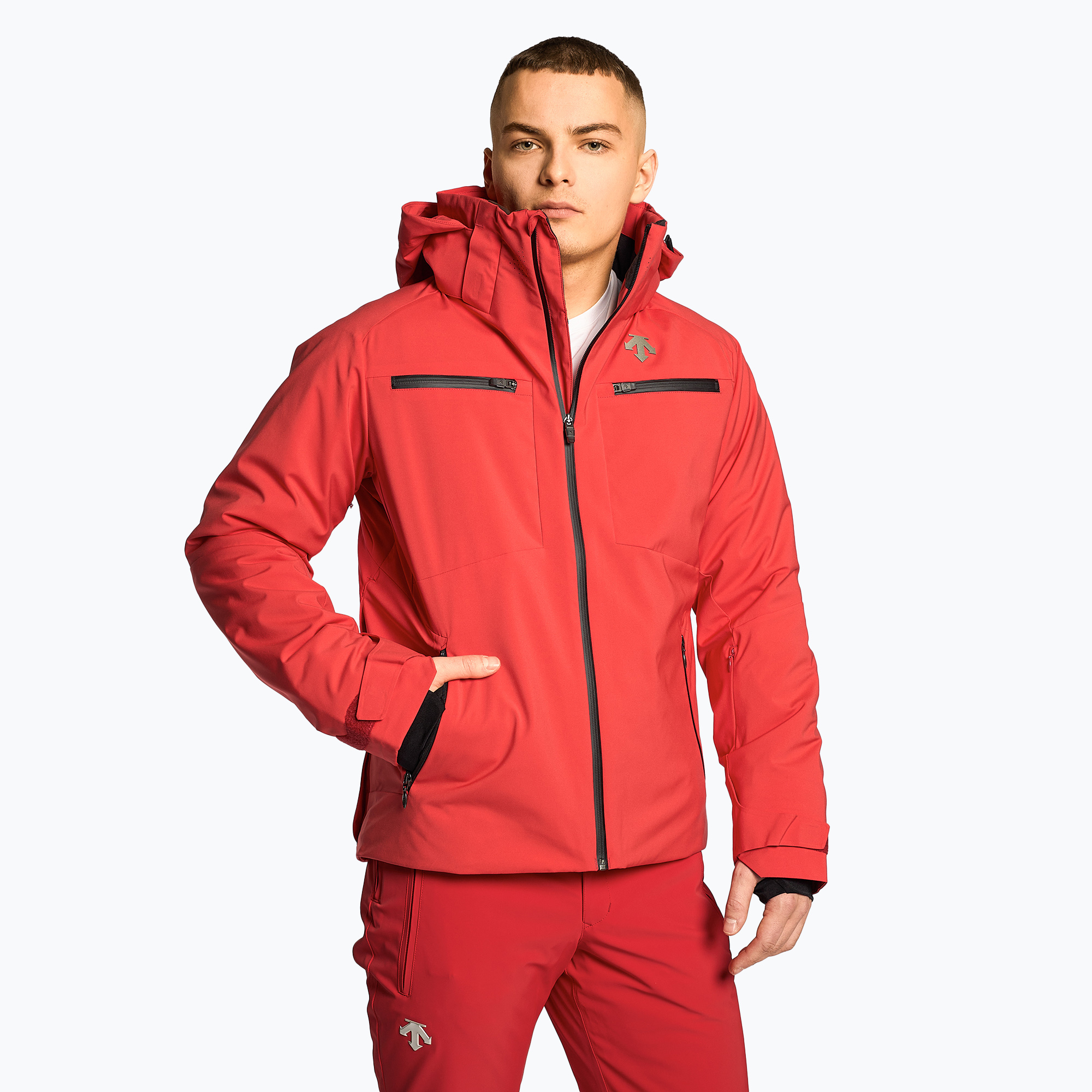 Pánska lyžiarska bunda Descente Nick electric red (Nick 85 DWMWGK80)