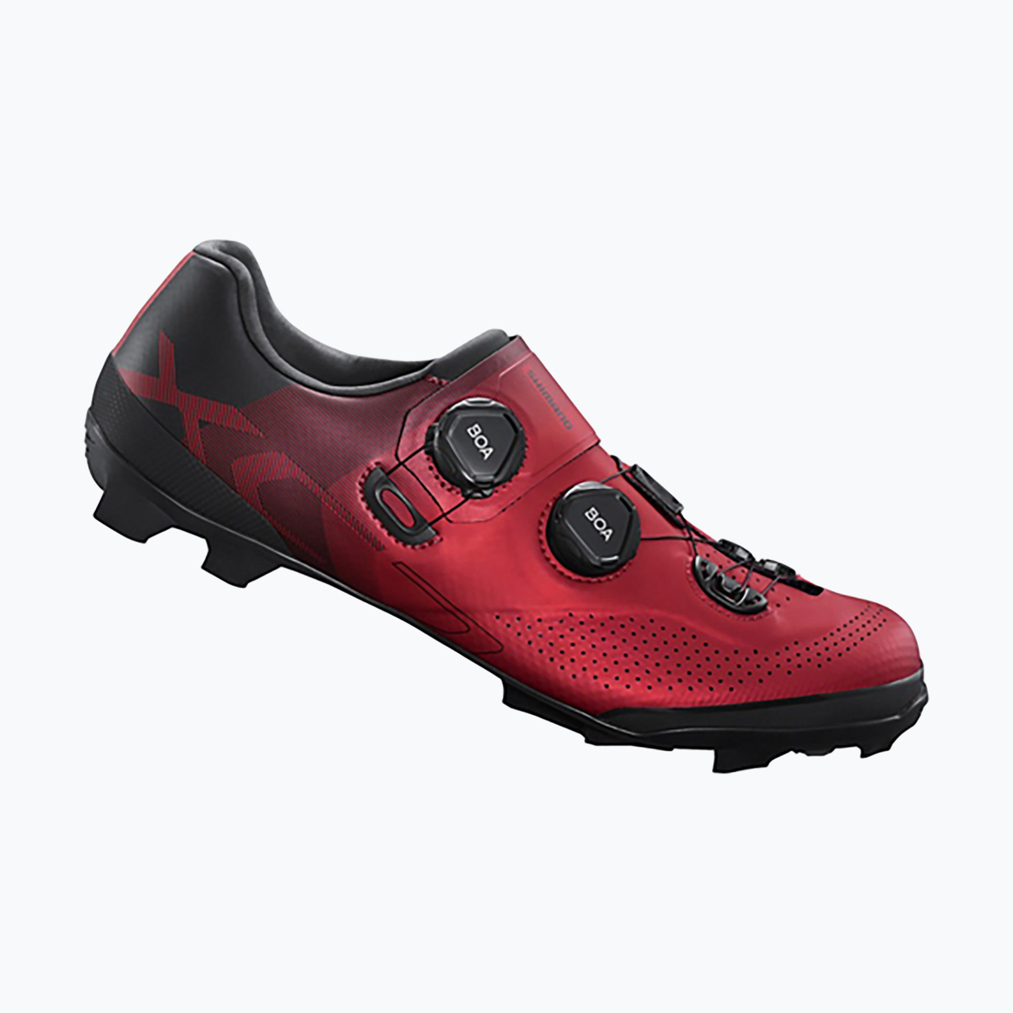 Pánska MTB cyklistická obuv Shimano SH-XC702 červená