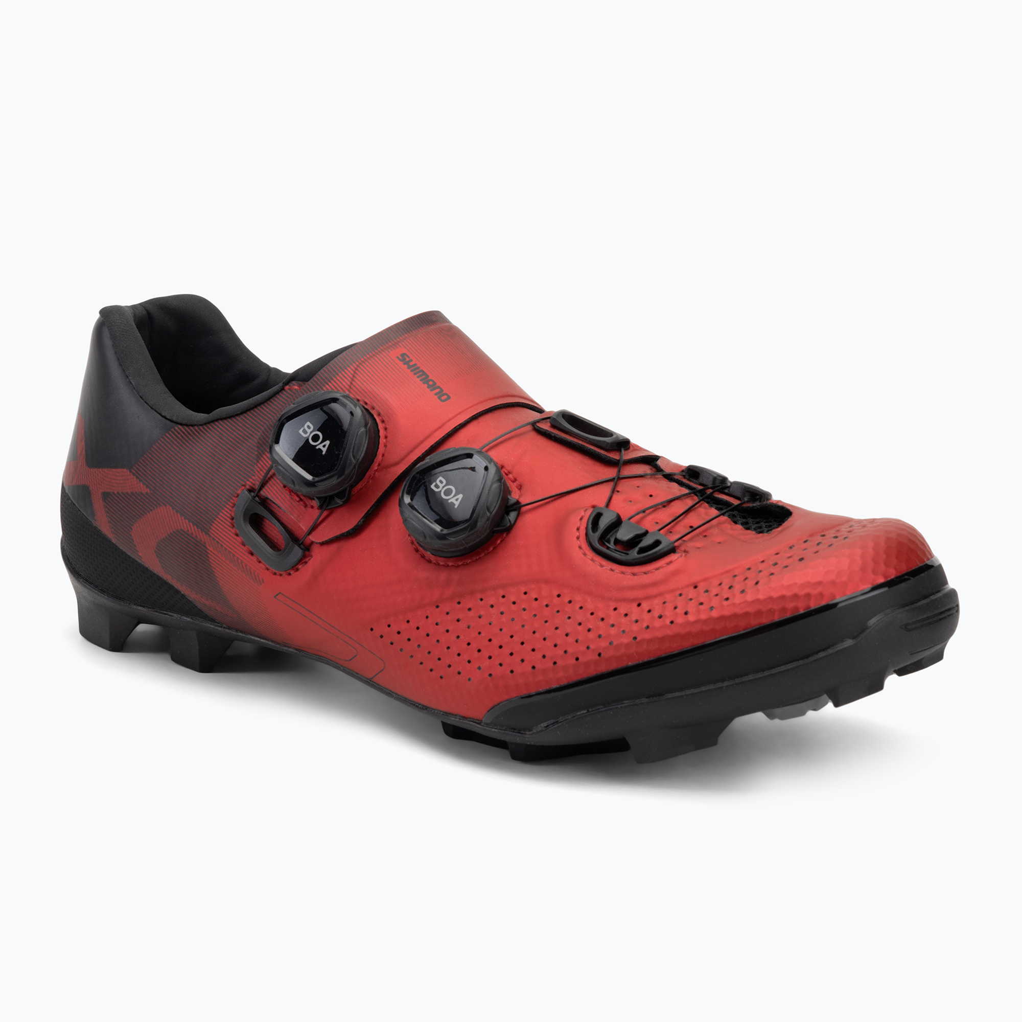 Pánska MTB cyklistická obuv Shimano SH-XC702 červená