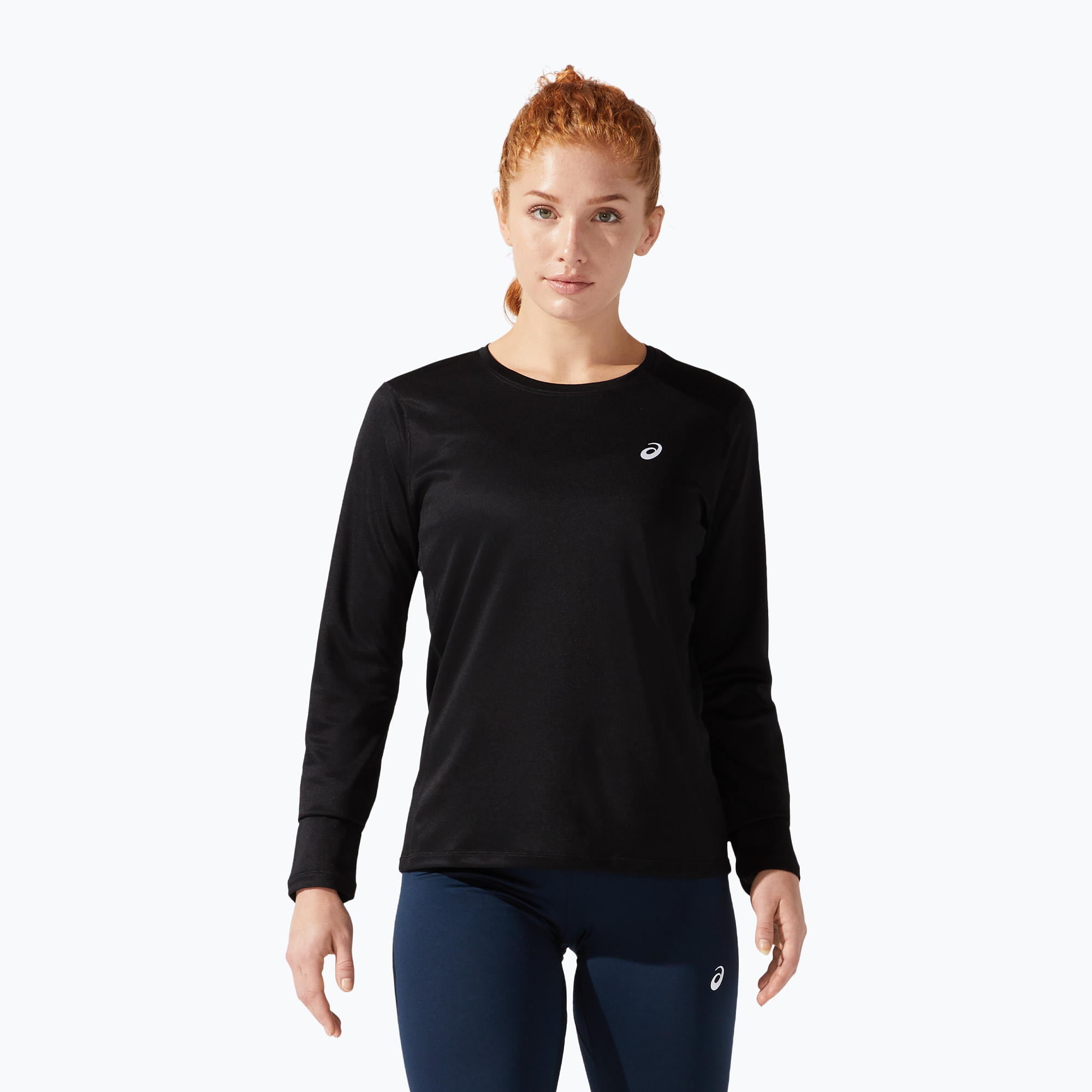 Dámske bežecké tričko s dlhým rukávom ASICS Core Top performance black (Core Top 2012C333-001)