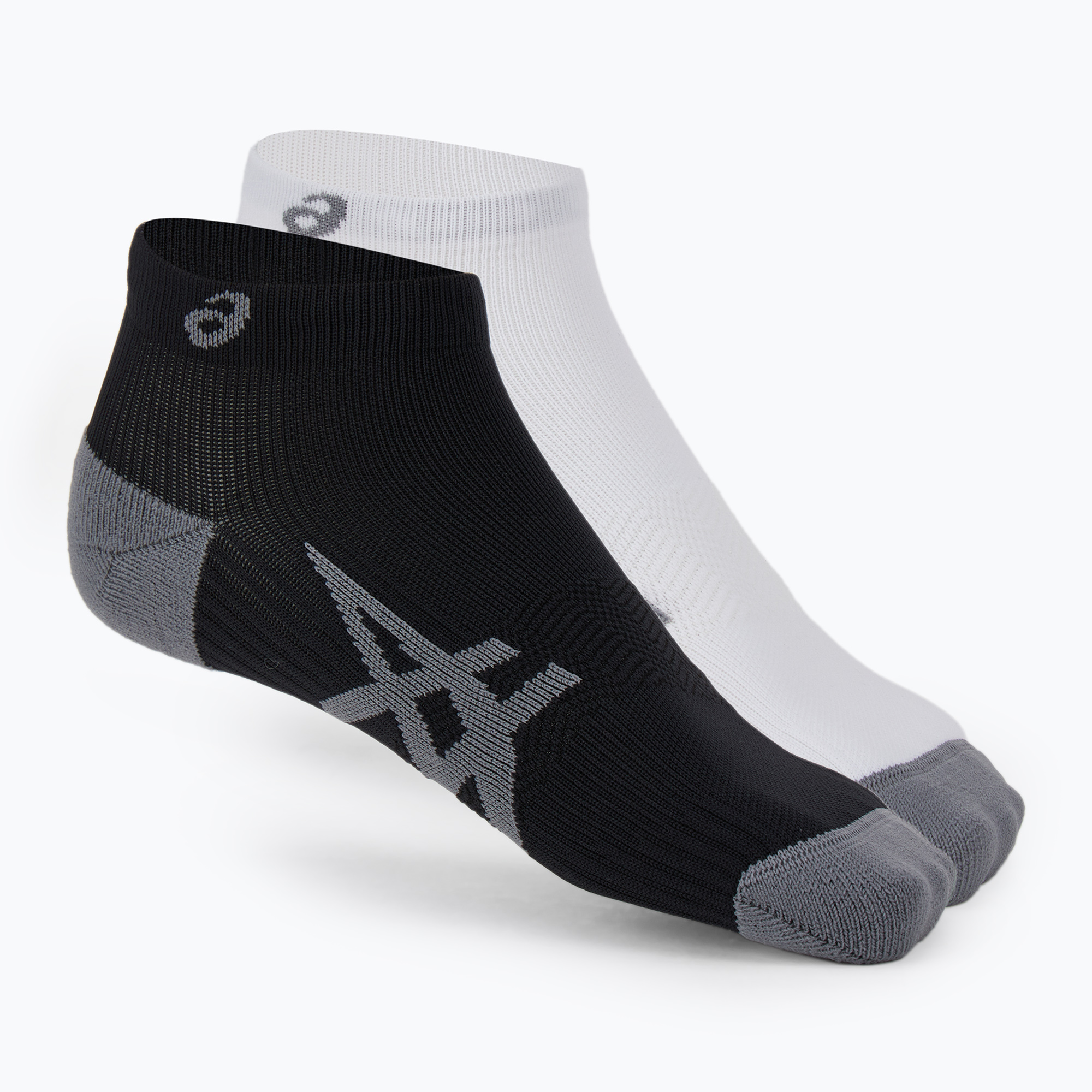 ASICS Light Run členkové bežecké ponožky 2 páry žiarivo biele (Light Run Ankle 3013A799)