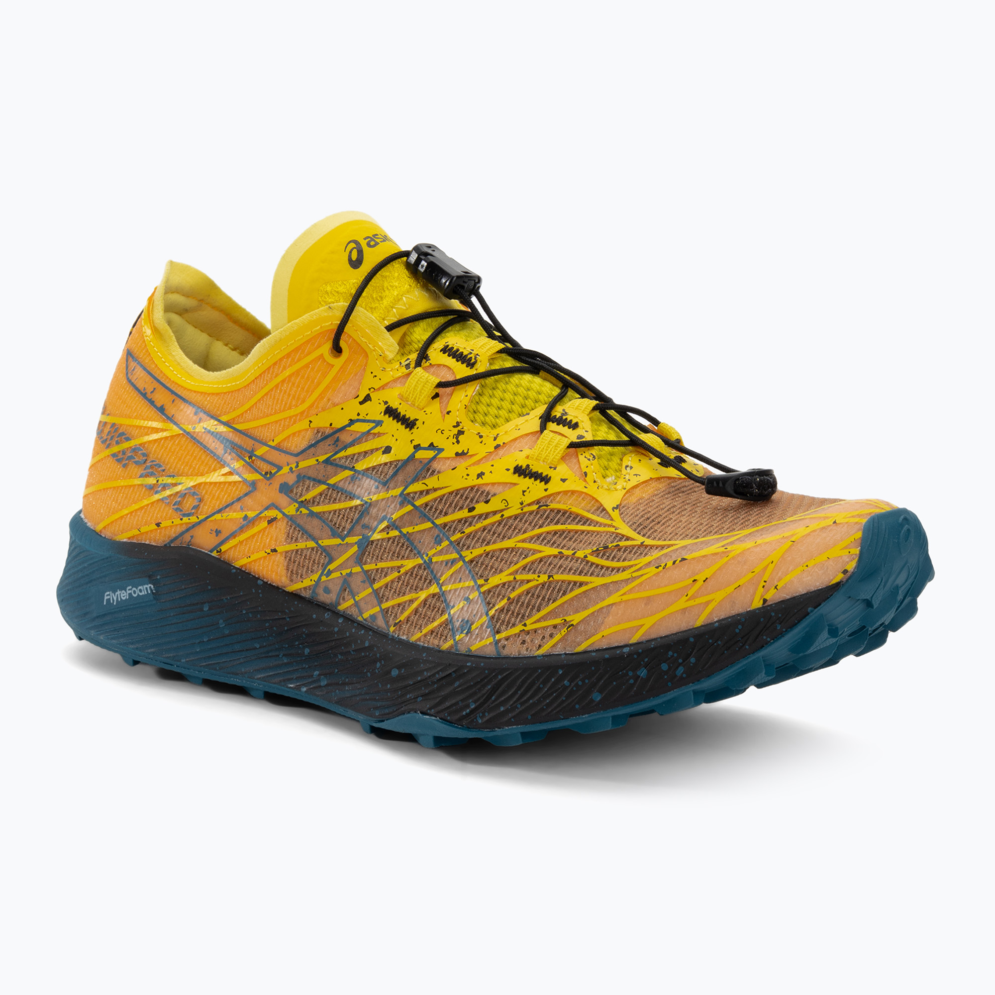 Pánska bežecká obuv ASICS Fujispeed golden yellow/ink teal (Fujispeed 1011B330)