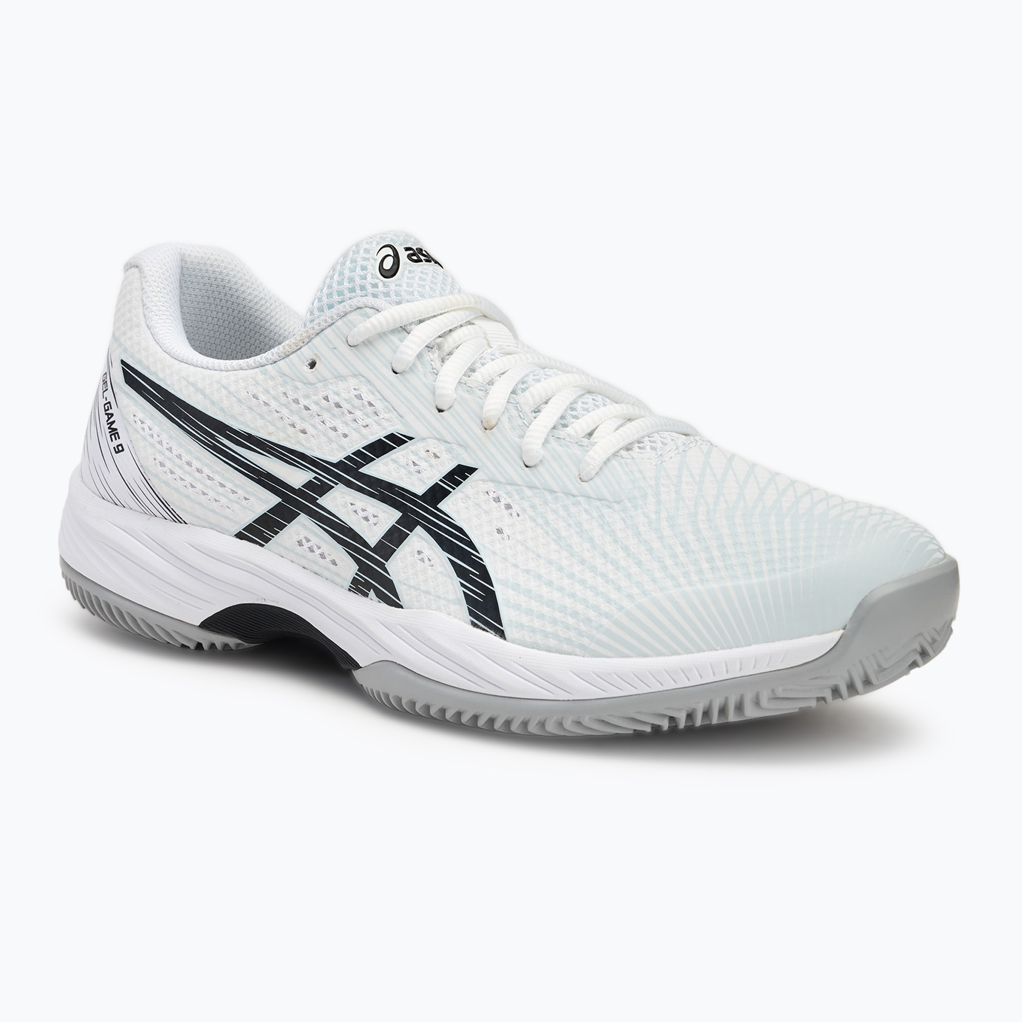 Pánska tenisová obuv ASICS Gel-Game 9 Clay/OC white/black (Gel-Game 9 Clay/OC 1041A358-100)