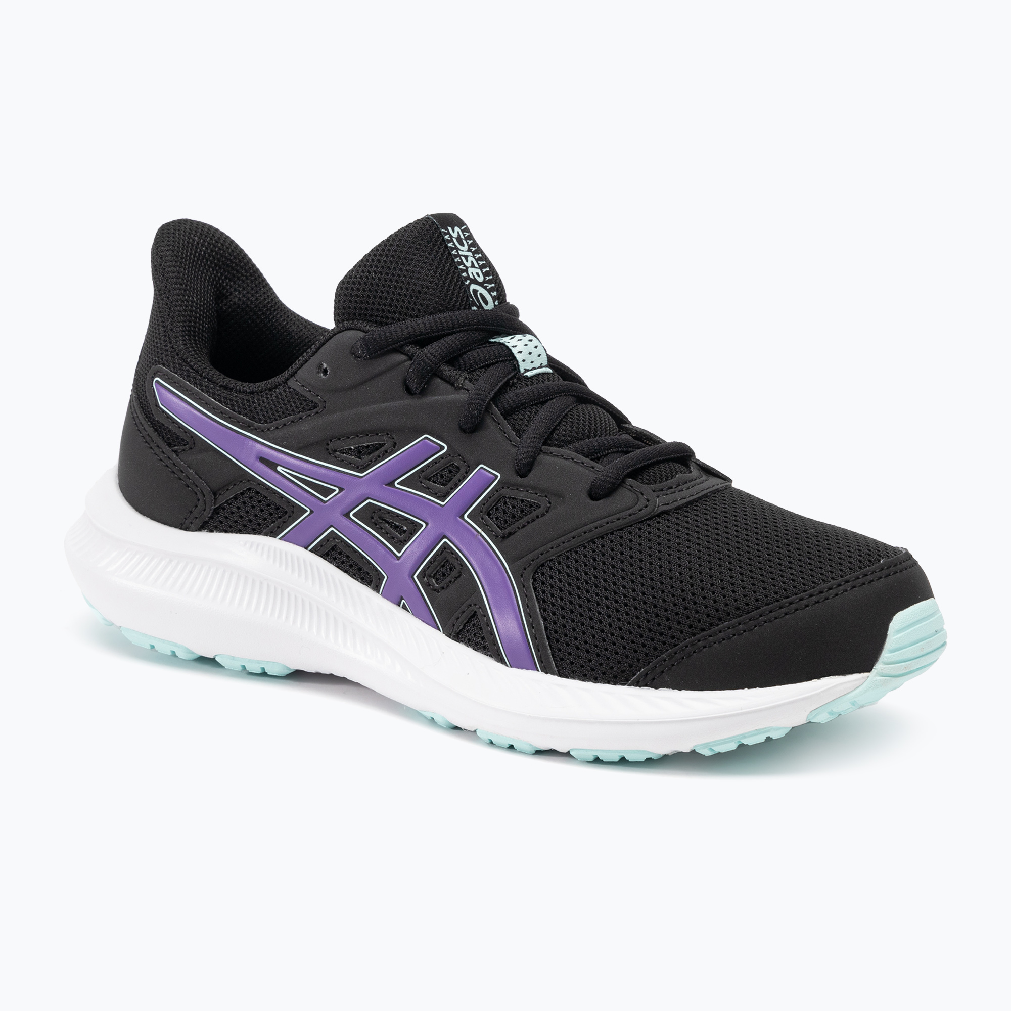 Detská bežecká obuv ASICS Jolt 4 GS black/cyber grape (Jolt 4 GS 1014A300-006)