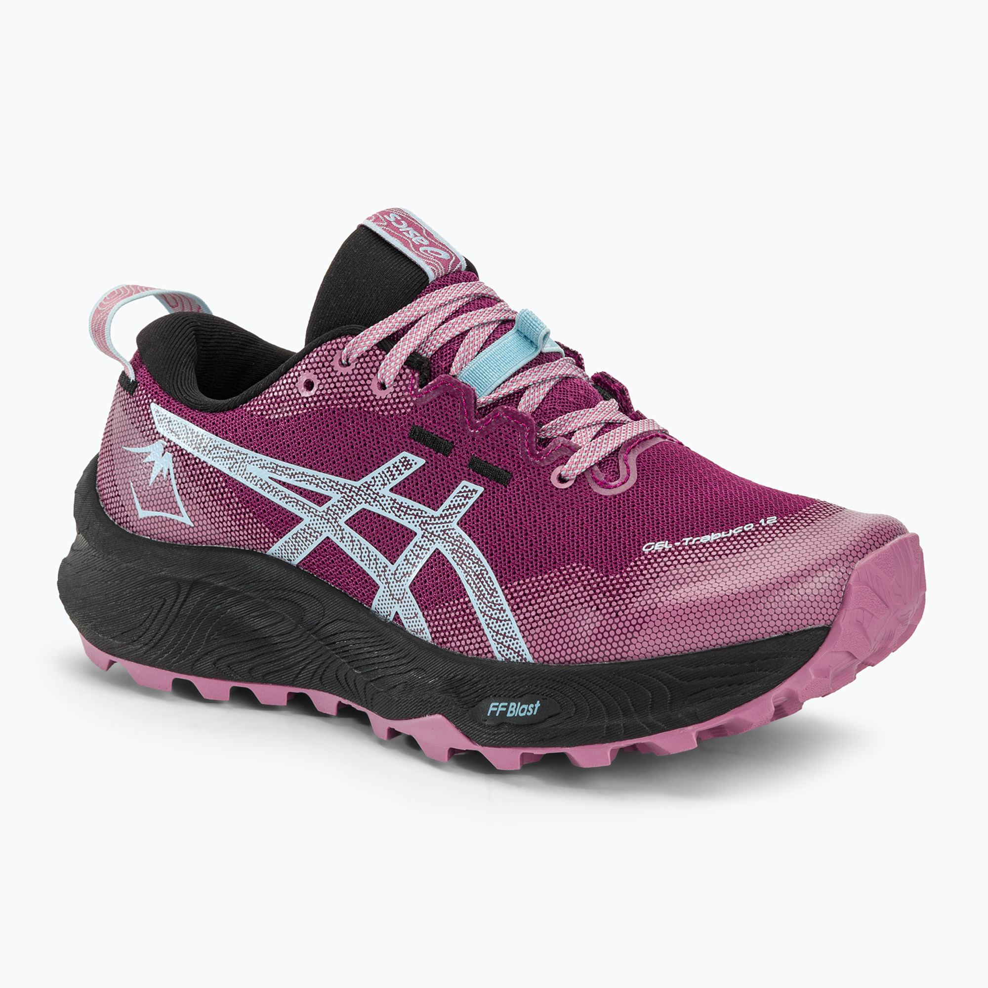 Dámska bežecká obuv ASICS Gel-Trabuco 12 blackberry/light blue (Gel-Trabuco 12 1012B605-500)