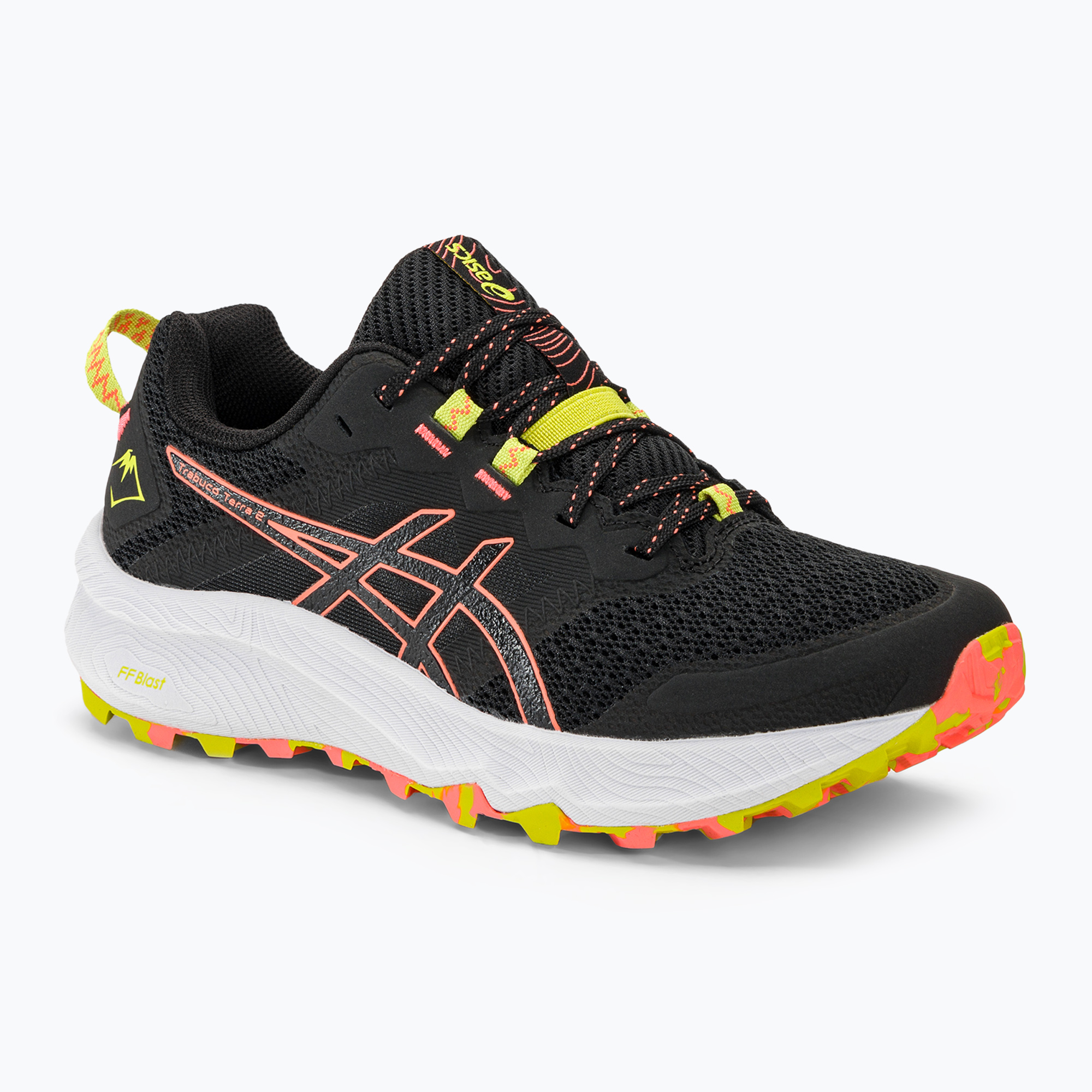 Dámska bežecká obuv ASICS Trabuco Terra 2 black/sun coral (Trabuco Terra 2 1012B427-002)