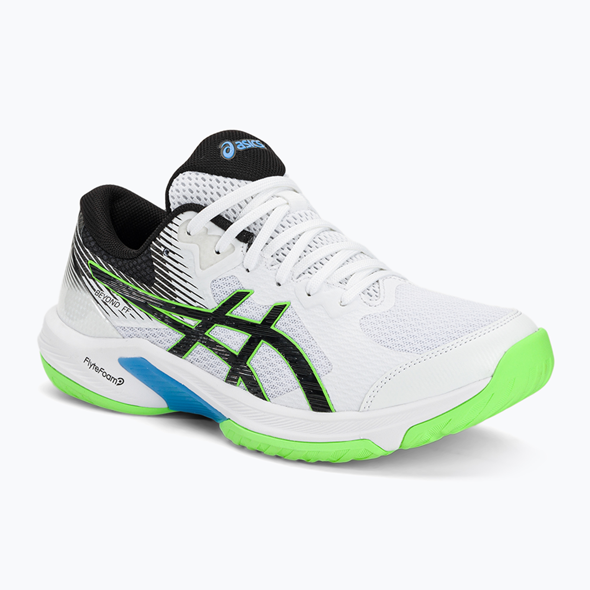 Pánska volejbalová obuv ASICS Beyond F white/lime burst (Beyond FF 1071A092-101)