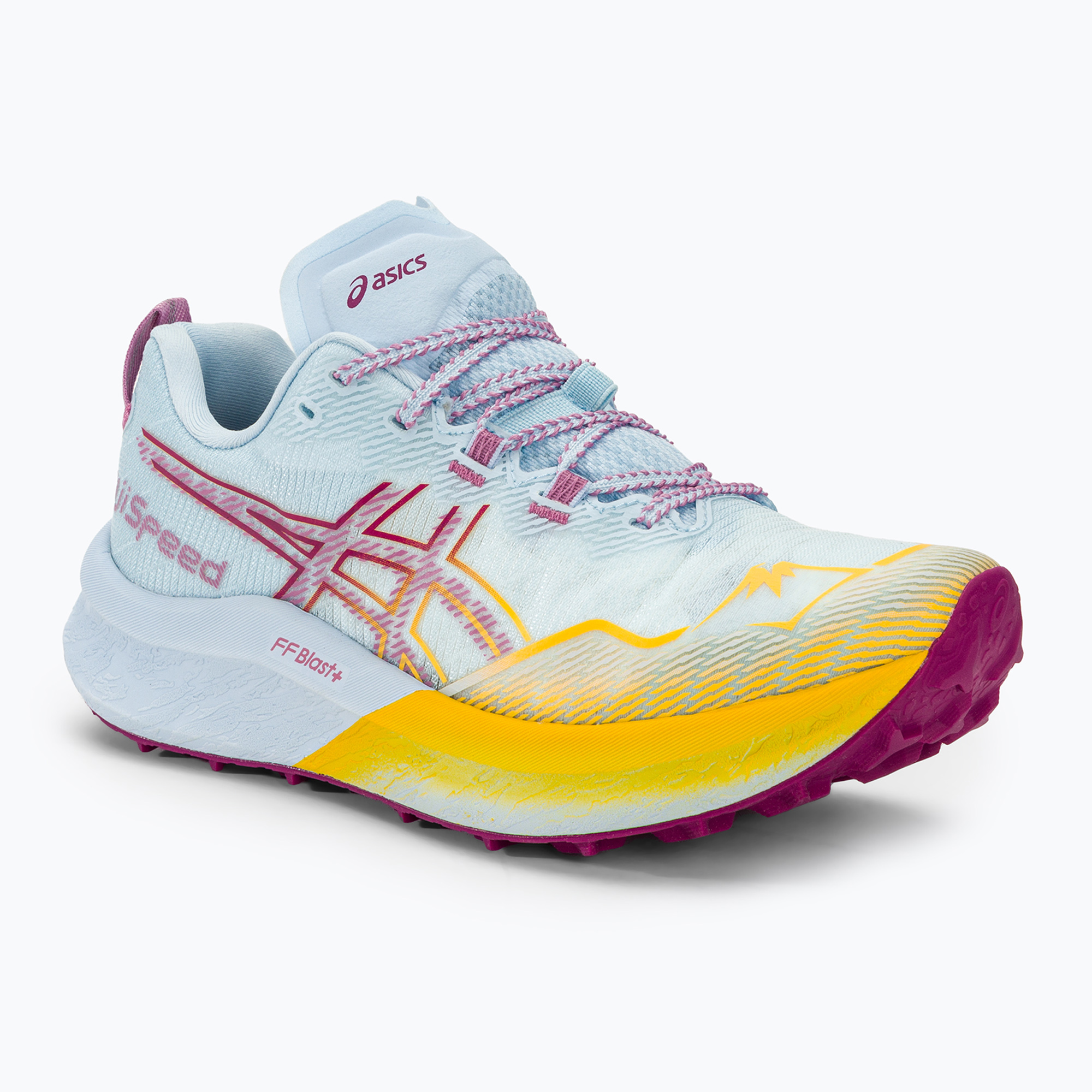 Dámska bežecká obuv ASICS FUJISPEED 2 light blue/blackberry (Fujispeed 2 1012B515)