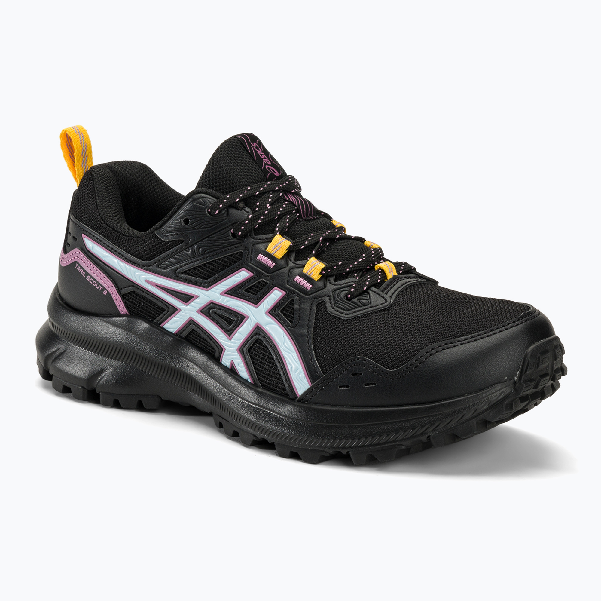 Dámska bežecká obuv ASICS Trail Scout 3 black/light blue (Trail Scout 3 1012B516-002)