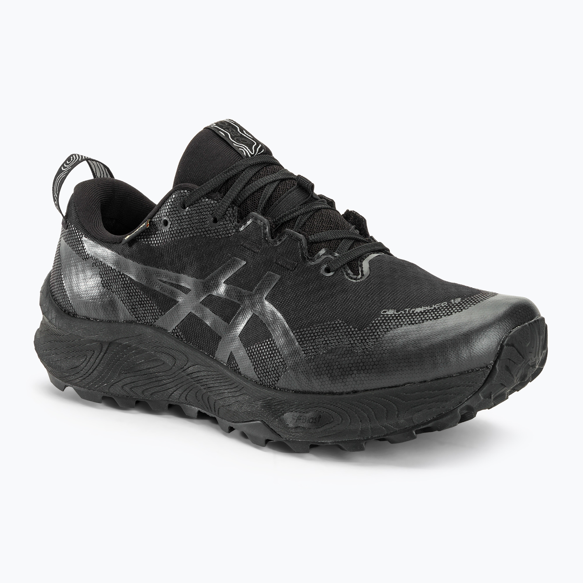 Pánska bežecká obuv ASICS Gel-Trabuco 12 GTX black/graphite grey (Gel-Trabuco 12 GTX 1011B801-002)