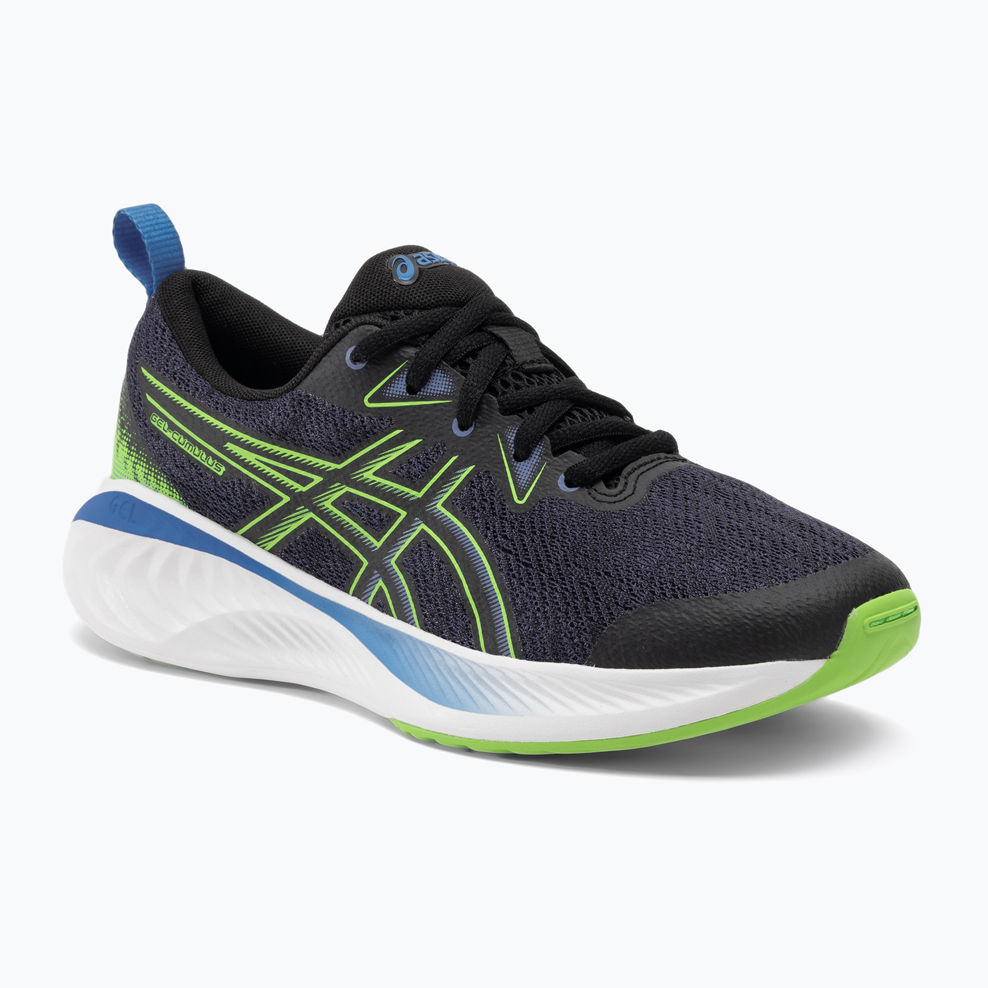 ASICS Gel-Cumulus 25 GS detská bežecká obuv black/electric lime (Gel-Cumulus 25 GS 1014A312)
