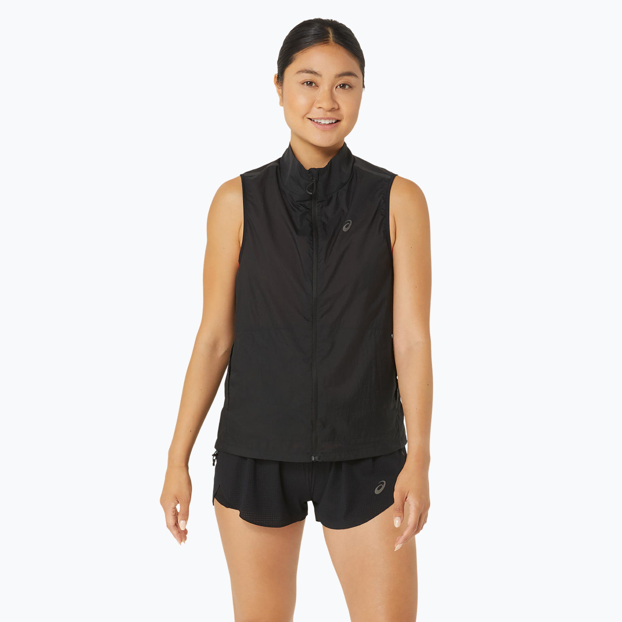 Dámska vesta na behanie ASICS Metarun Packable Gilet performance black (Metarun Packable Gilet 2012C974)