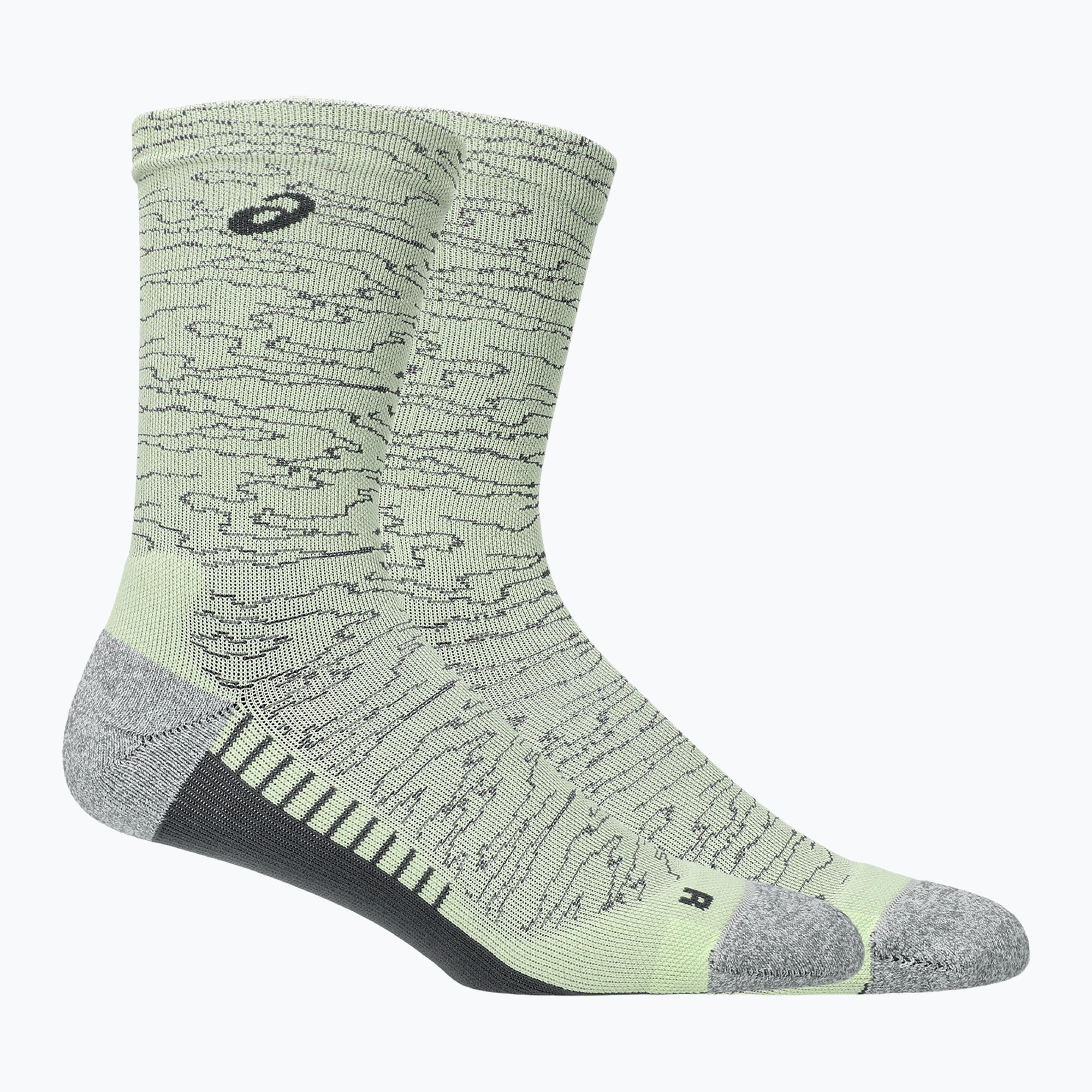 Ponožky na behanie ASICS Performance Run Crew cool matcha (Performance Run Crew 3013A981-300)