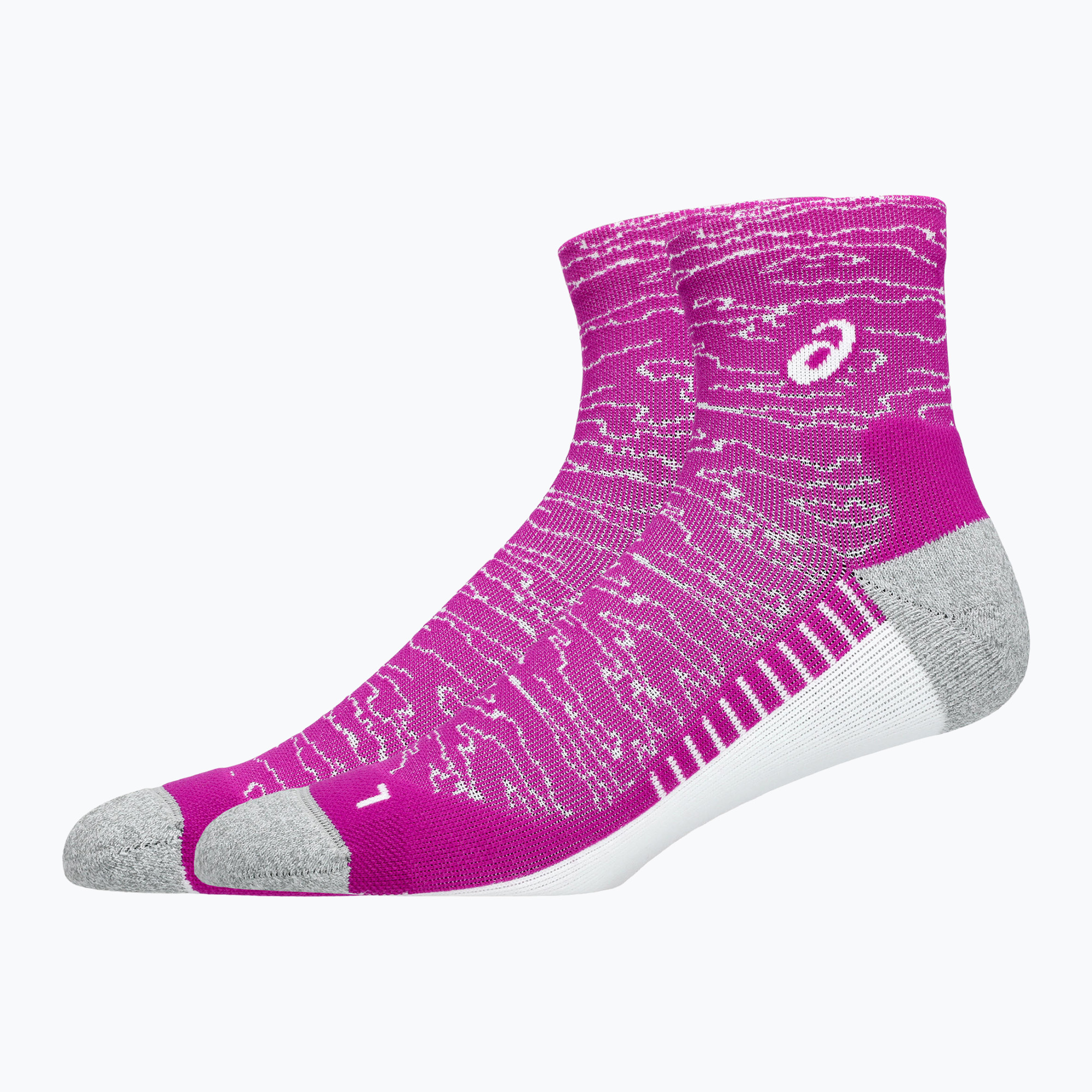 Ponožky na behanie ASICS Performance Run Quarter bold magenta (Performance Run Quarter 3013A979-500)