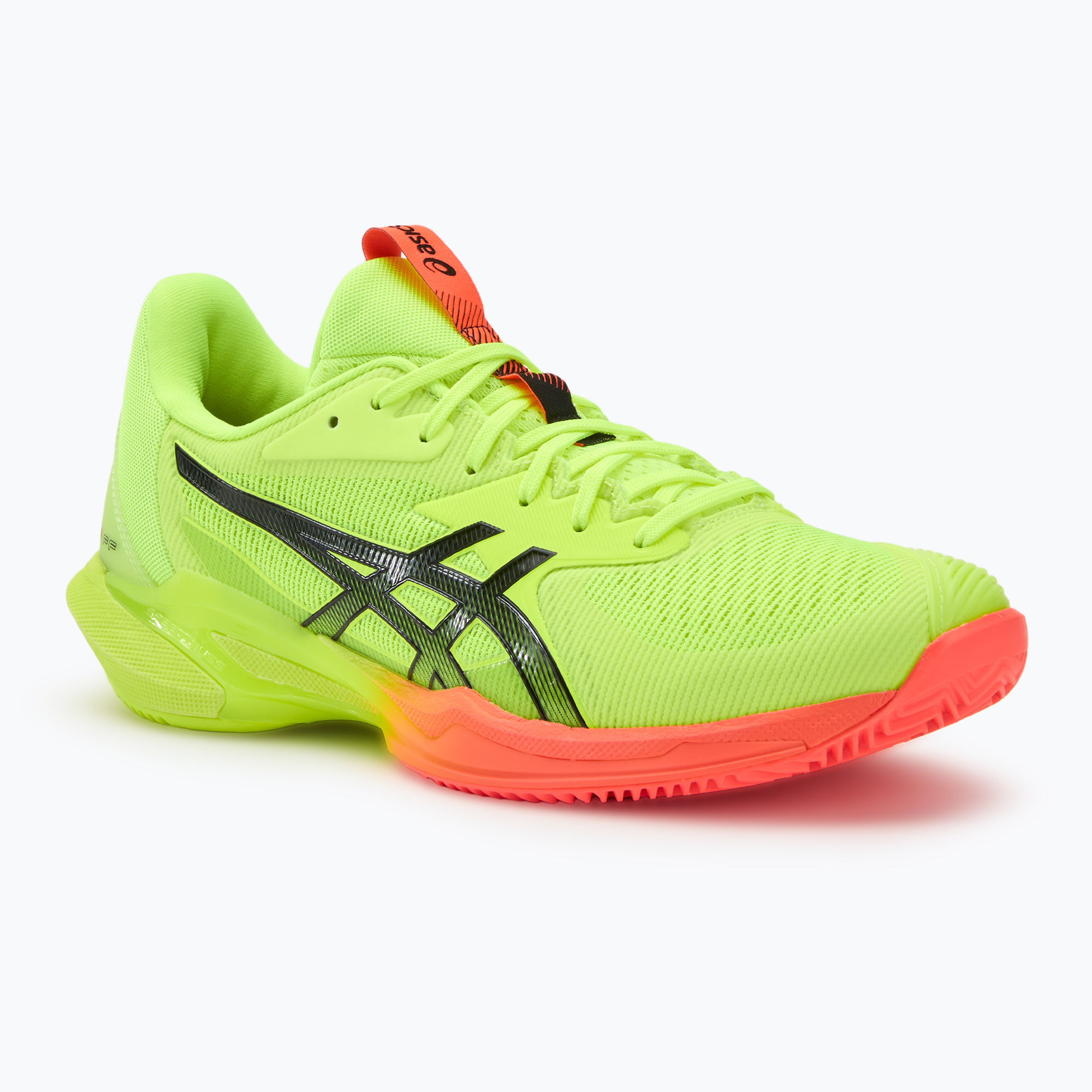 Pánska tenisová obuv ASICS Solution Speed FF 3 Clay Paris safety yellow/black (Solution Speed FF 3 Clay Paris 1041A494-750)