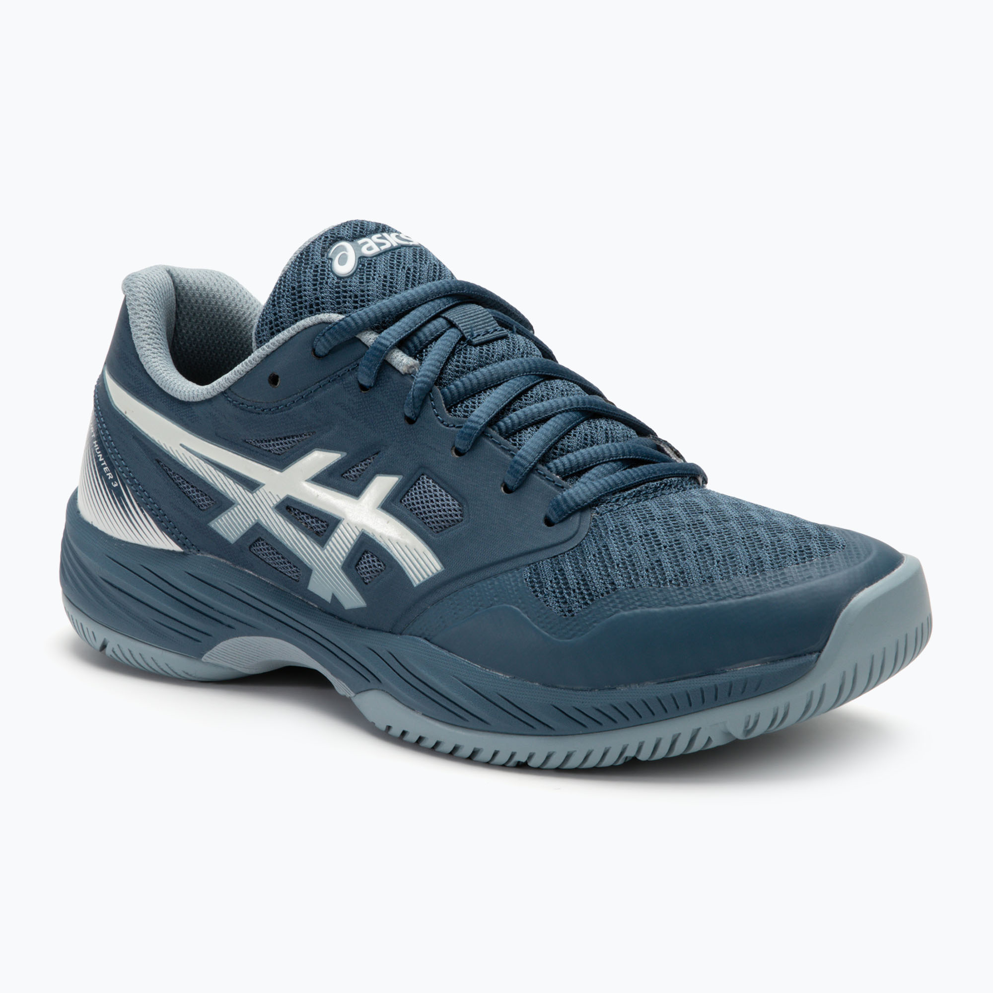Pánska squashová obuv ASICS Gel-Court Hunter 3 vintage indigo/white (Gel-Court Hunter 3 1071A088-403)