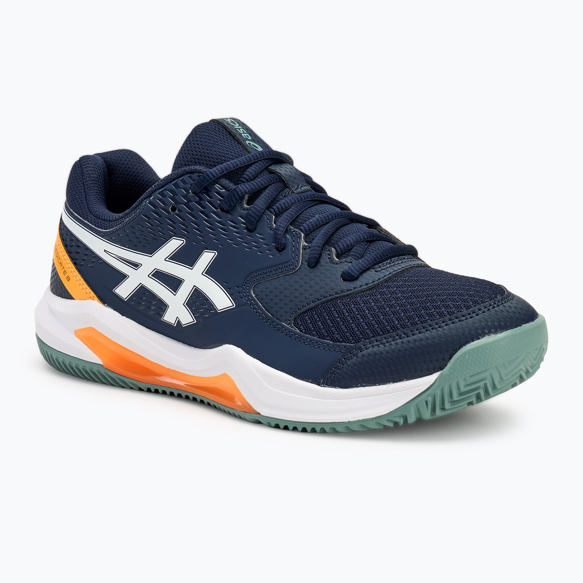 Pánska pádlová obuv ASICS Gel-Dedicate 8 midnight/white (Gel-Dedicate 8 Padel 1041A414-404)