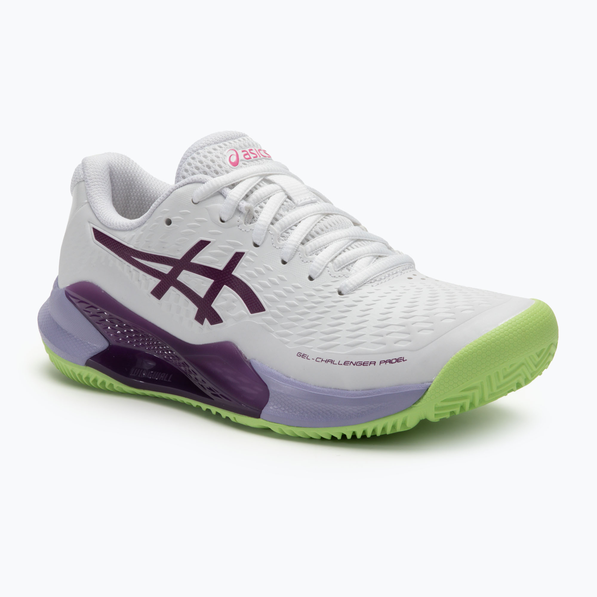 Dámska pádlová obuv ASICS Gel-Challenger 14 white/deep mauve (Gel-Challenger 14 Padel W 1042A232-101)