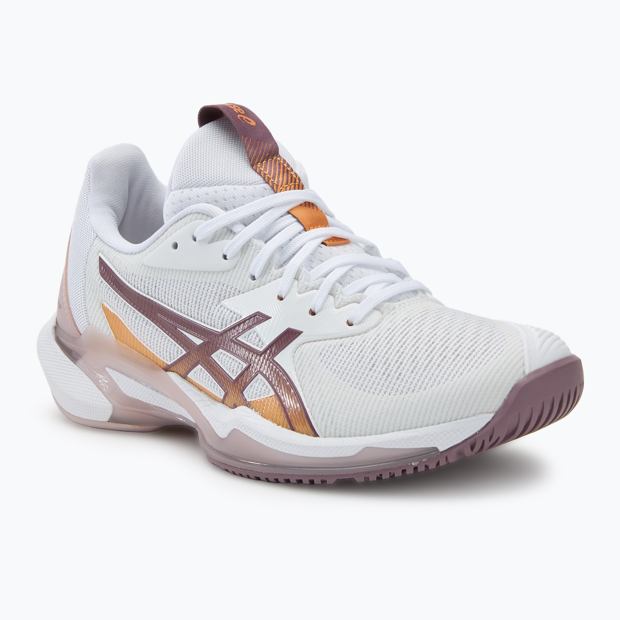 Dámska tenisová obuv ASICS Solution Speed FF 3 white/dusty mauve (Solution Speed FF 3 W 1042A250-102)