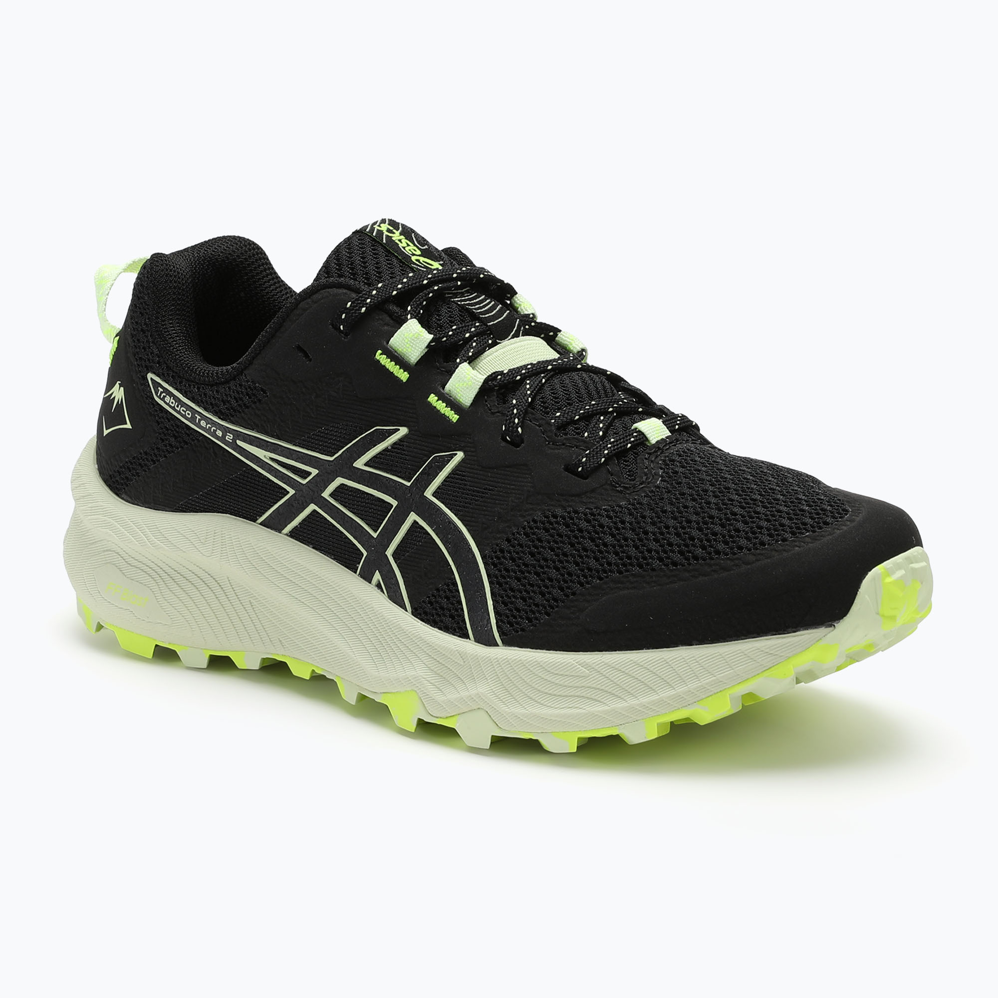 Dámska bežecká obuv ASICS Trabuco Terra 2 black/cool matcha (Trabuco Terra 2 1012B427-003)