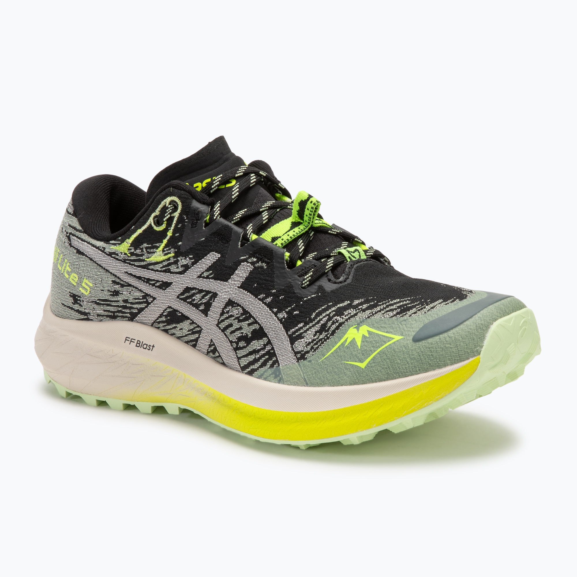 ASICS Fuji Lite 5 dámska bežecká obuv black/oatmeal (Fuji Lite 5 1012B690-001)