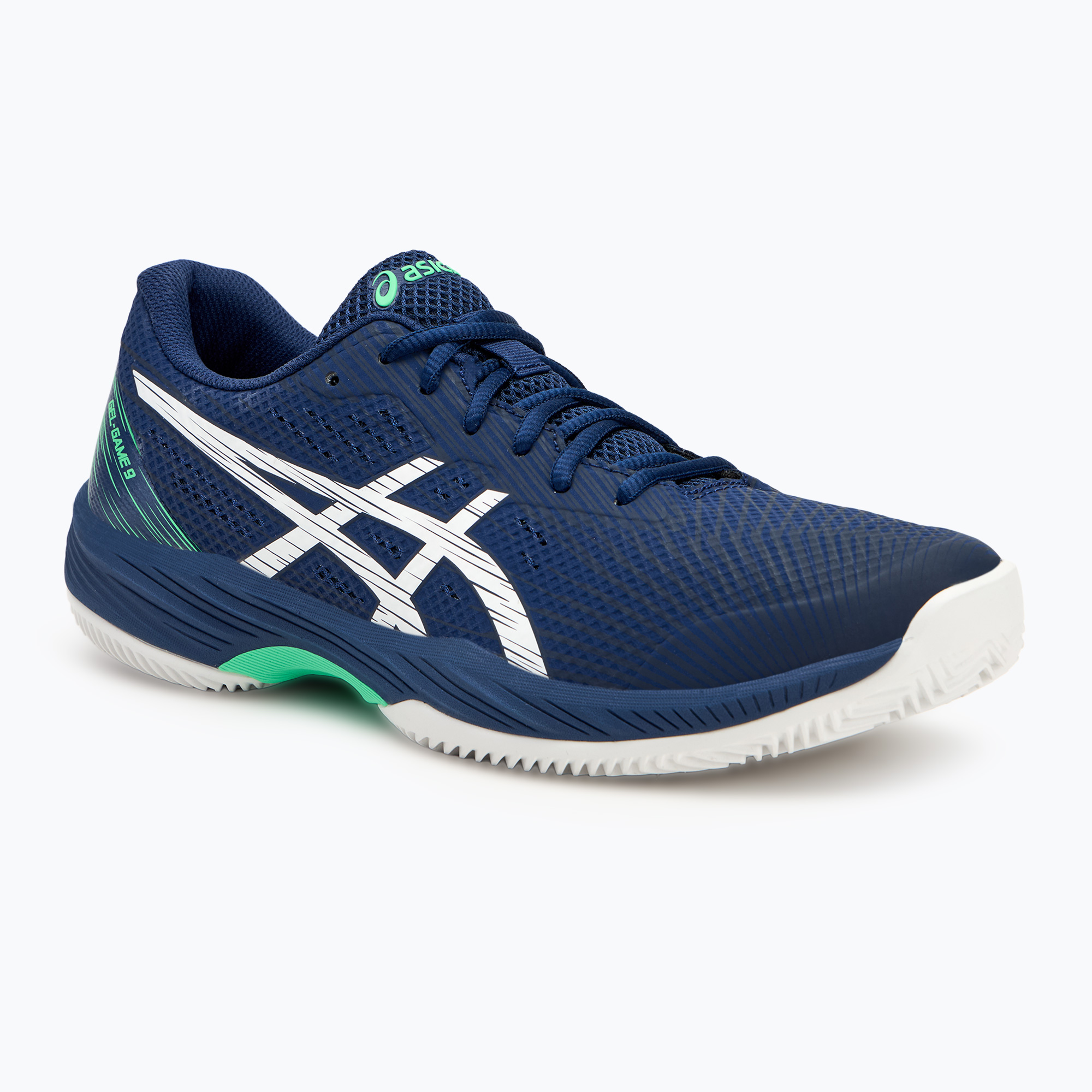 Pánska tenisová obuv ASICS Gel-Game 9 Clay/OC blue expanse/white (Gel-Game 9 Clay/OC 1041A358-401)