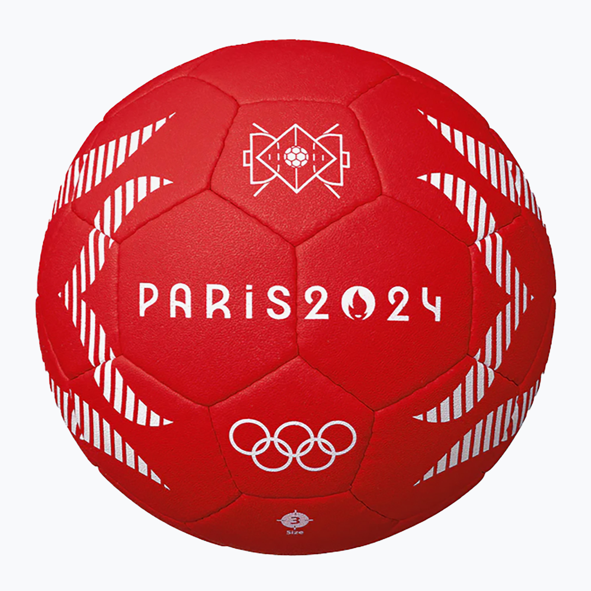 Lopta na hádzanú Molten H3A5000-S4F IHF OFFICIAL BALL PARIS 2024 red veľkosť 3 (H3A5000-S4F IHF OFFICIAL BALL PARIS 2024)
