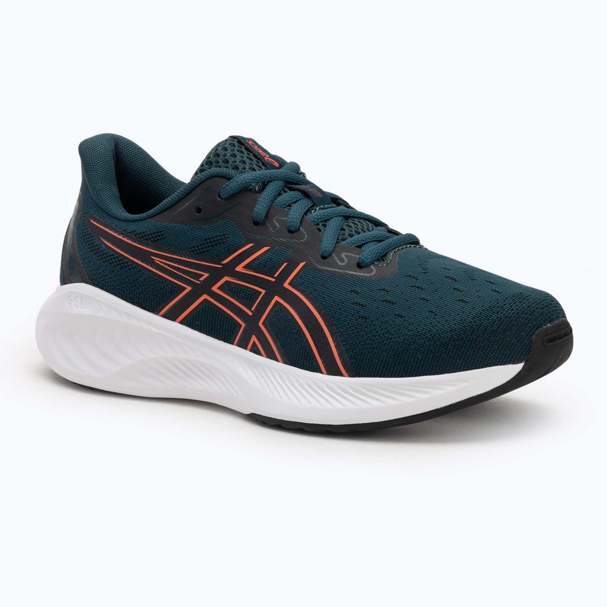 Detské bežecké topánky ASICS Gel-Cumulus 26 GS saxon green/coral reef (Gel-Cumulus 26 GS 1014A349-300)
