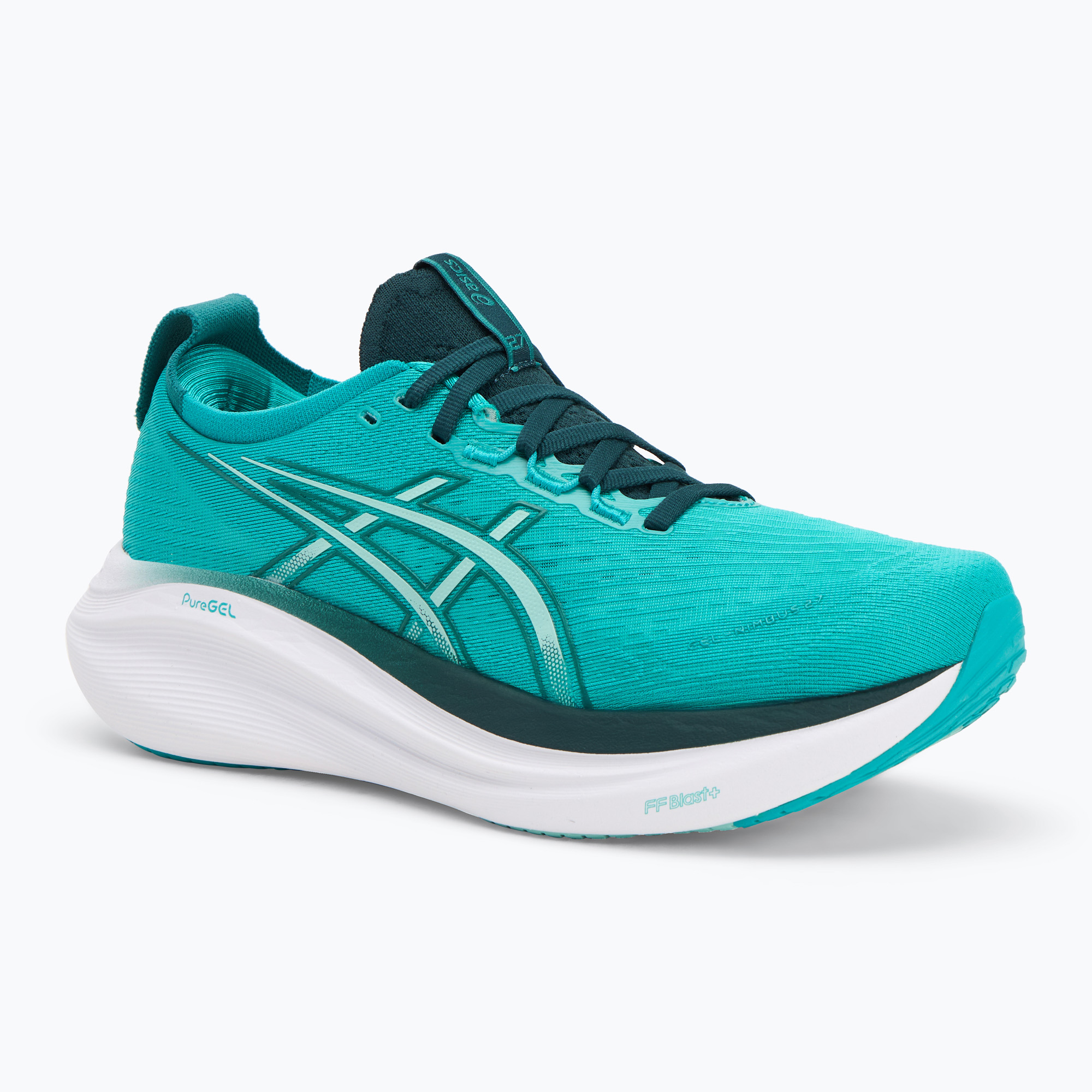 Pánske bežecké topánky ASICS Gel-Nimbus 27 wave teal/saxon green (Gel-Nimbus 27 1011B958-400)