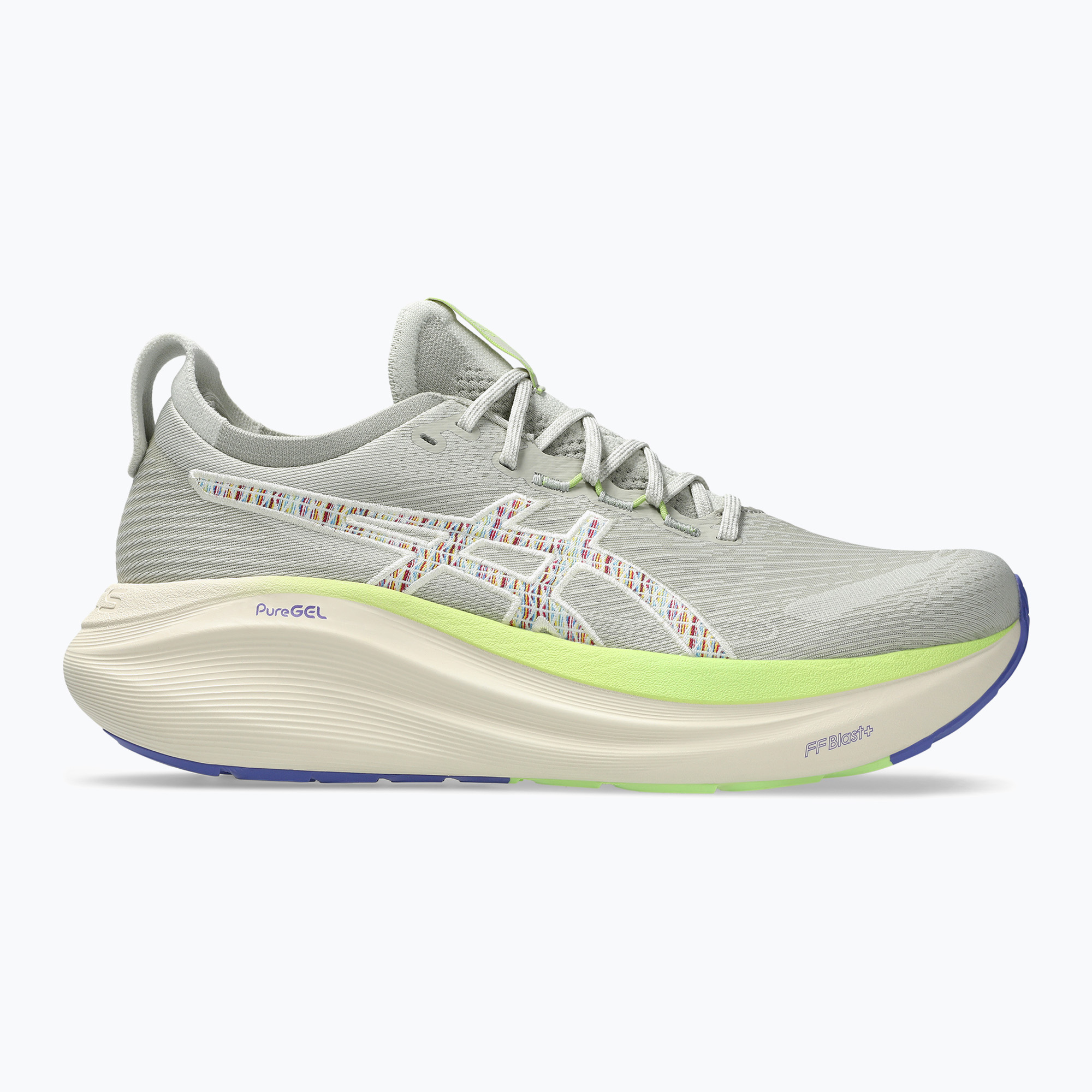 Pánske bežecké topánky ASICS Gel-Nimbus 27 nature bathing/lime green (Gel-Nimbus 27 TR 1011C024-300)