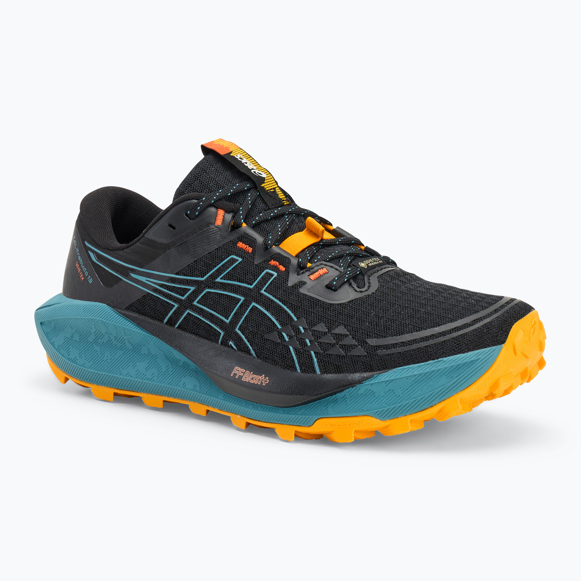 Pánske bežecké topánky Asics Gel-Trabuco 13 GTX black/atlantis blue (Gel-Trabuco 13 GTX 1011B978-001)