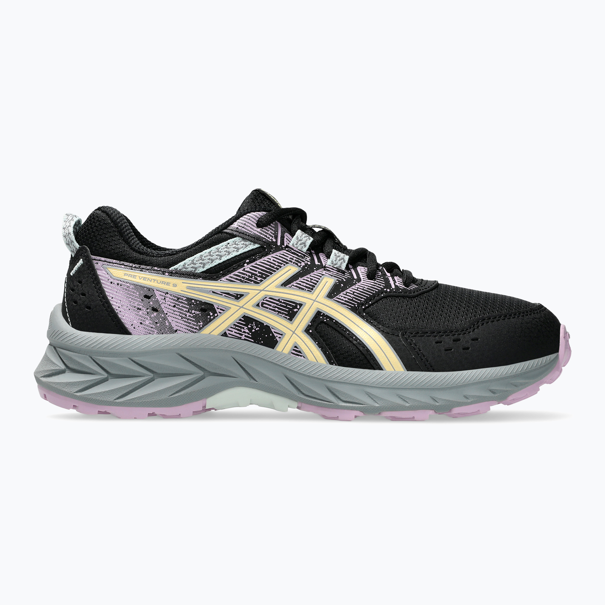Detské bežecké topánky ASICS Gel-Venture 9 GS black/light orange (Gel-Venture 9 GS 1014A276-010)
