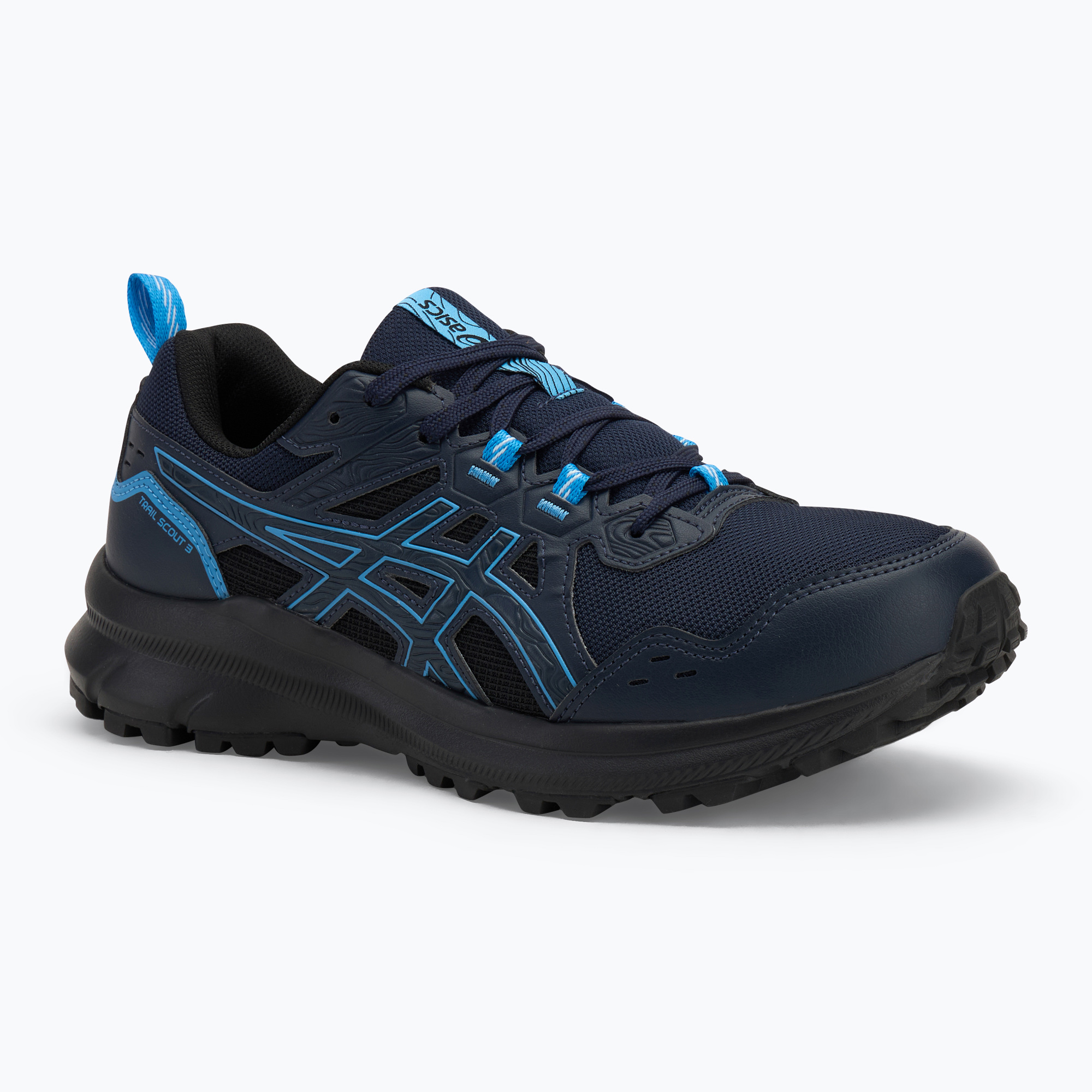 Pánske bežecké topánky ASICS Trail Scout 3 midnight/light blue (Trail Scout 3 1011B700-403)