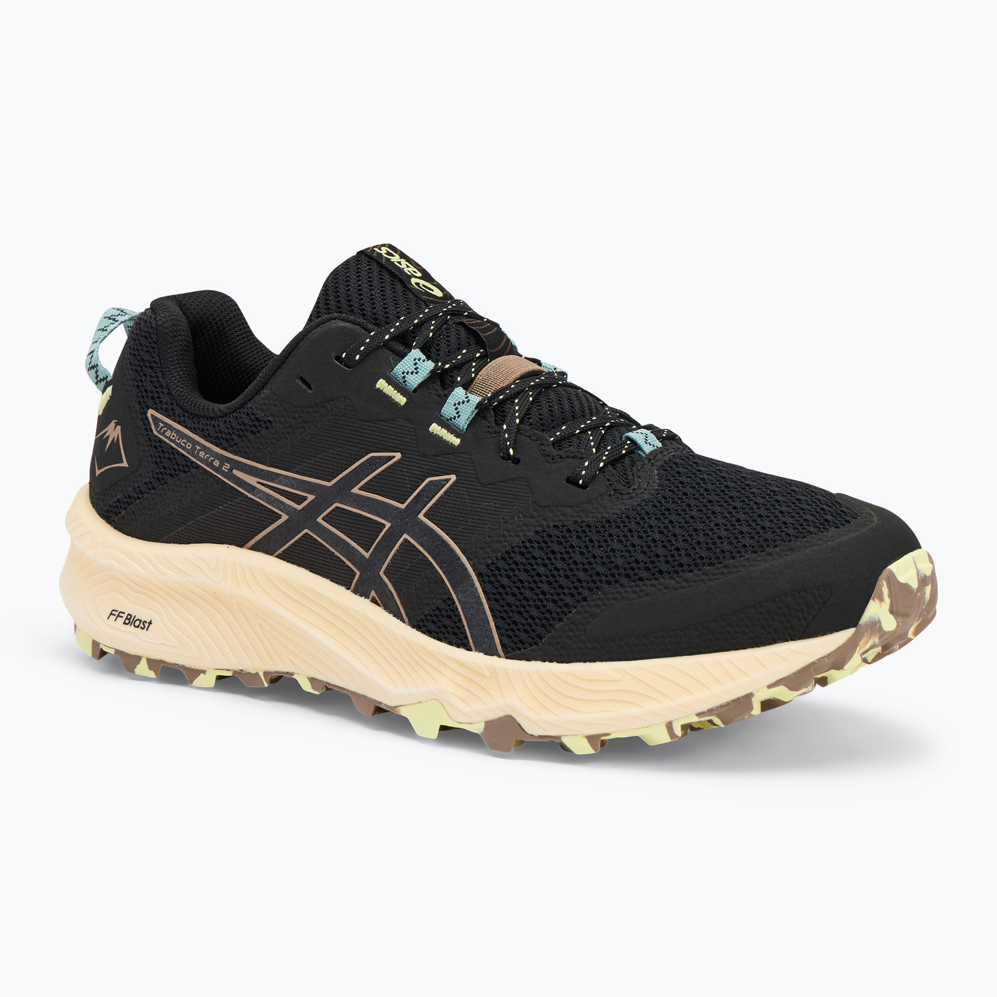 Pánska bežecká obuv ASICS Trabuco Terra 2 black/taupe grey (Trabuco Terra 2 1011B607-004)
