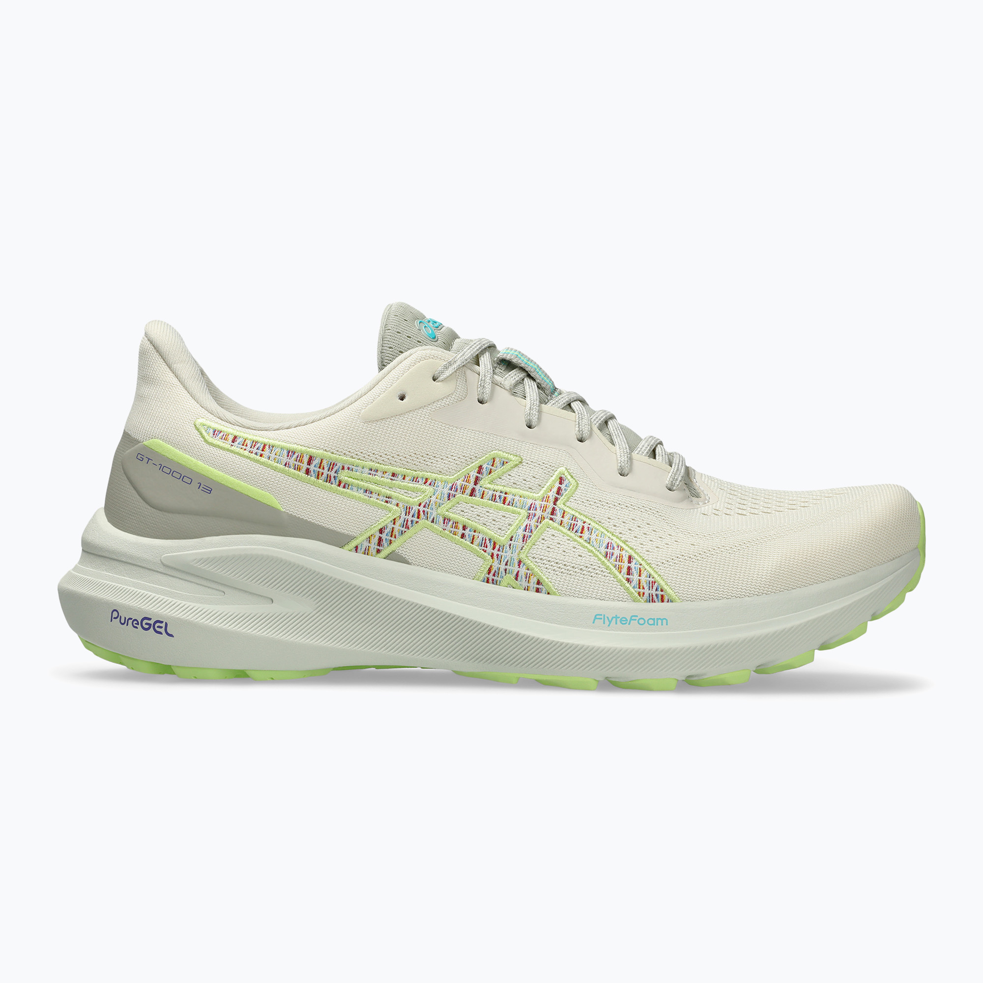 Pánske bežecké topánky ASICS GT-1000 13 TR nature bathing/lime green (GT-1000 13 TR 1011C043-300)