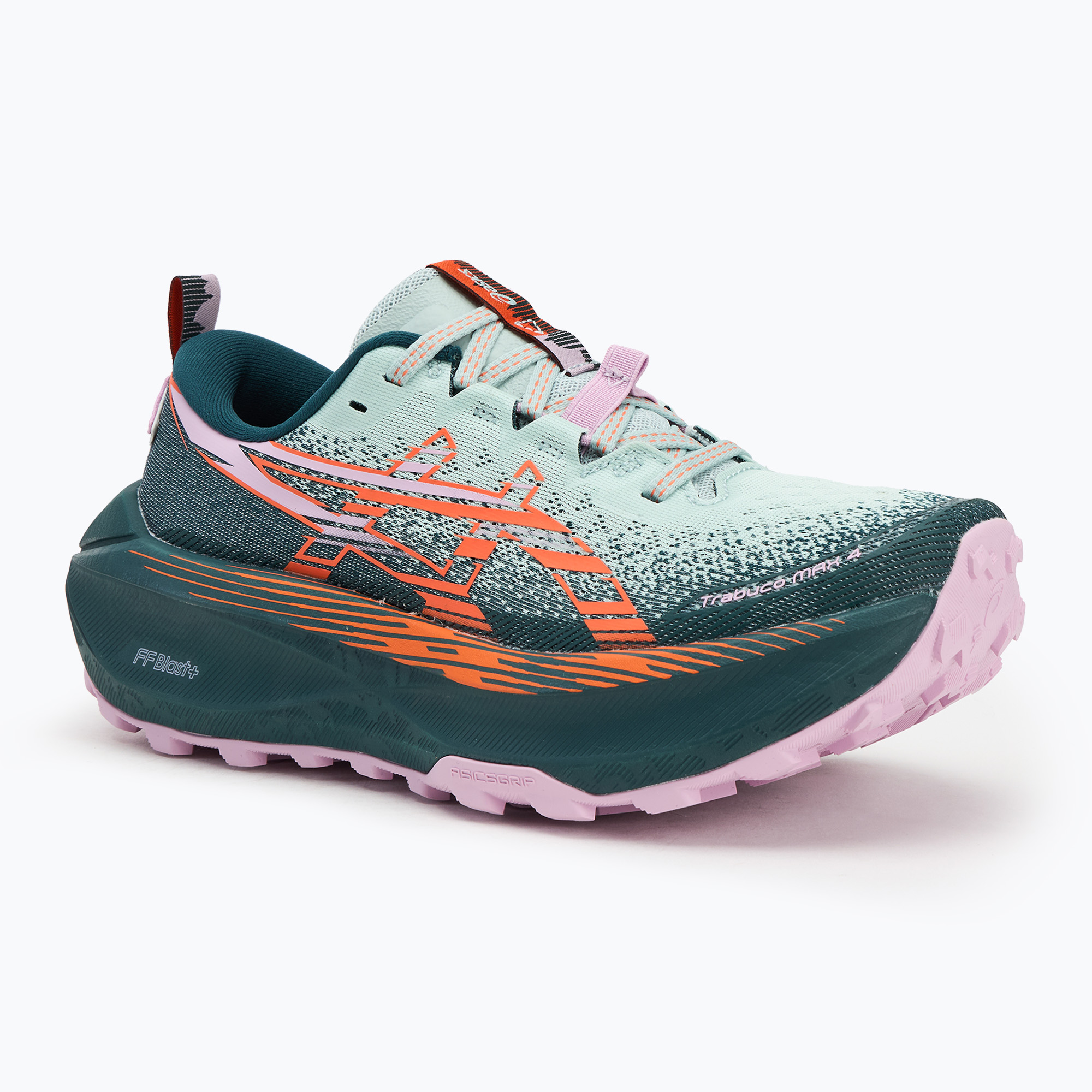 Dámske bežecké topánky ASICS Trabuco Max 4 cold moss/nova orange (Trabuco Max 4 1012B769-400)