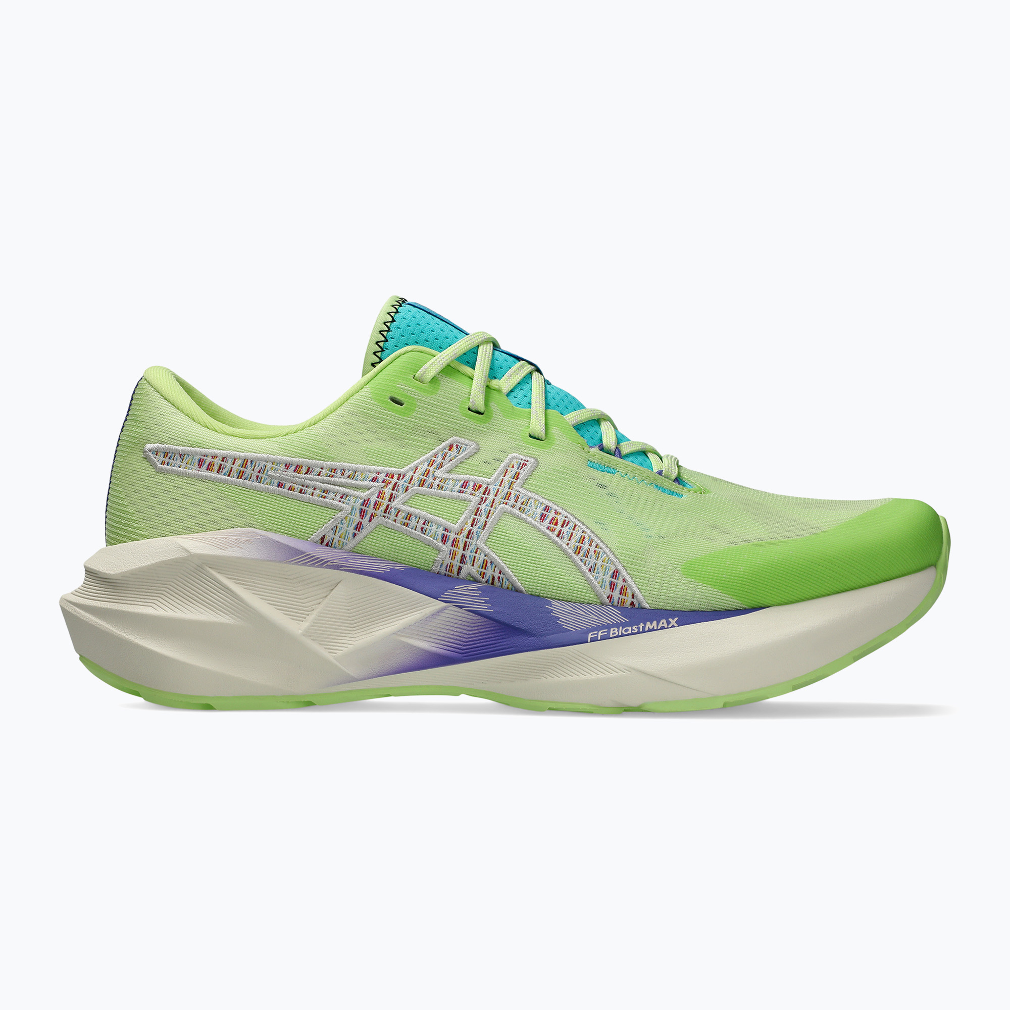 Pánska bežecká obuv ASICS Novablast 5 TR nature bathing/lime green (Novablast 5 TR 1011C025-300)