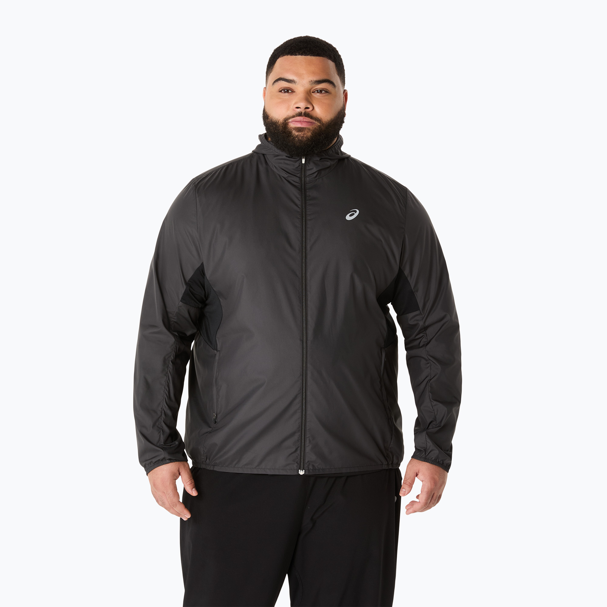 Pánska bežecká bunda ASICS Core performance black (Core 2011D216-001)
