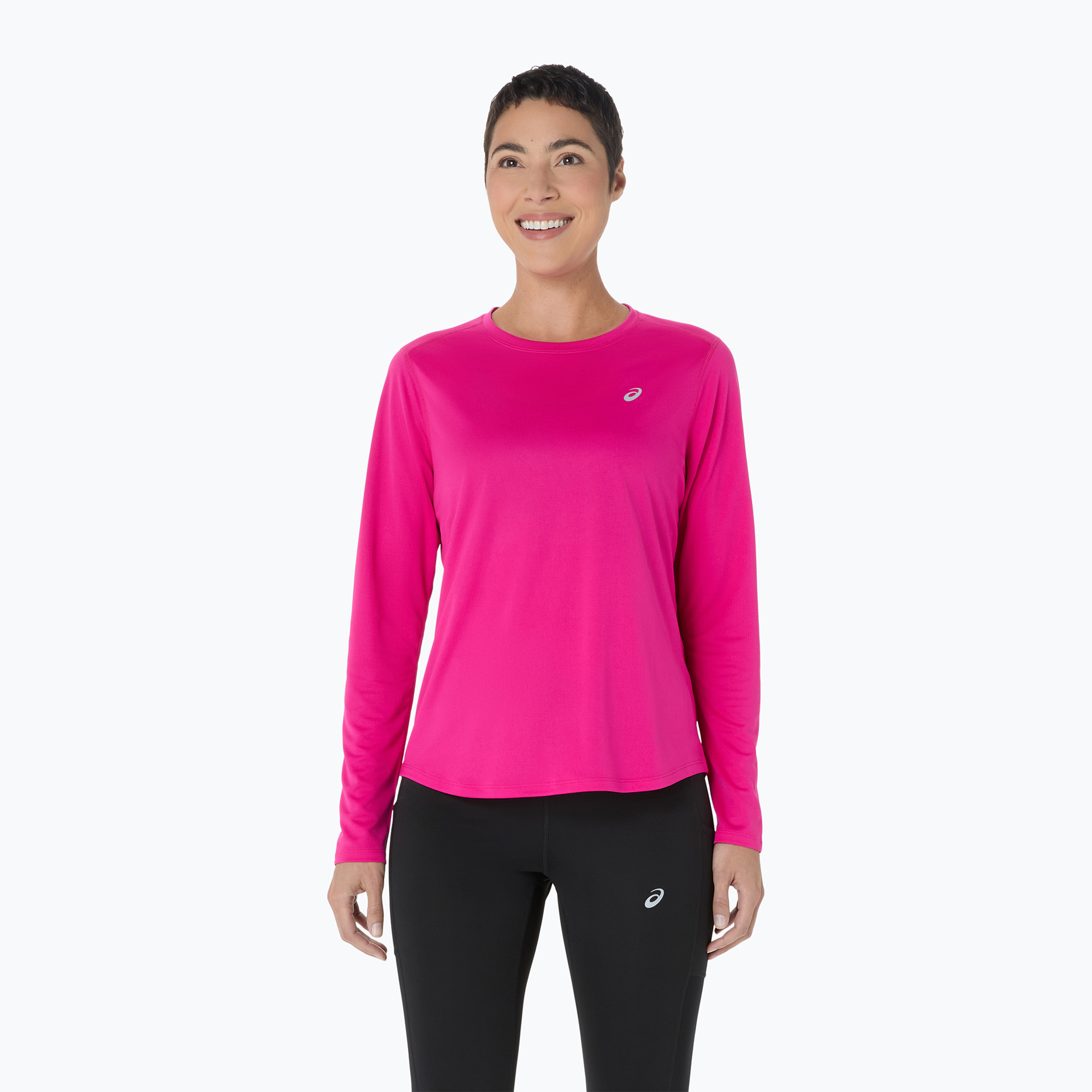 Dámske bežecké tričko Longsleeve ASICS Core LS pink rave (Core LS Top 2012D181-700)