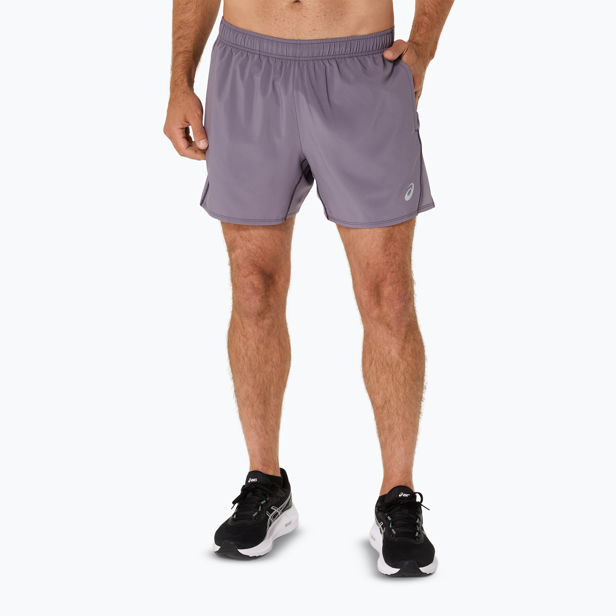 Pánske bežecké šortky ASICS Core 5IN lavender grey (Core 5IN 2011D214-500)