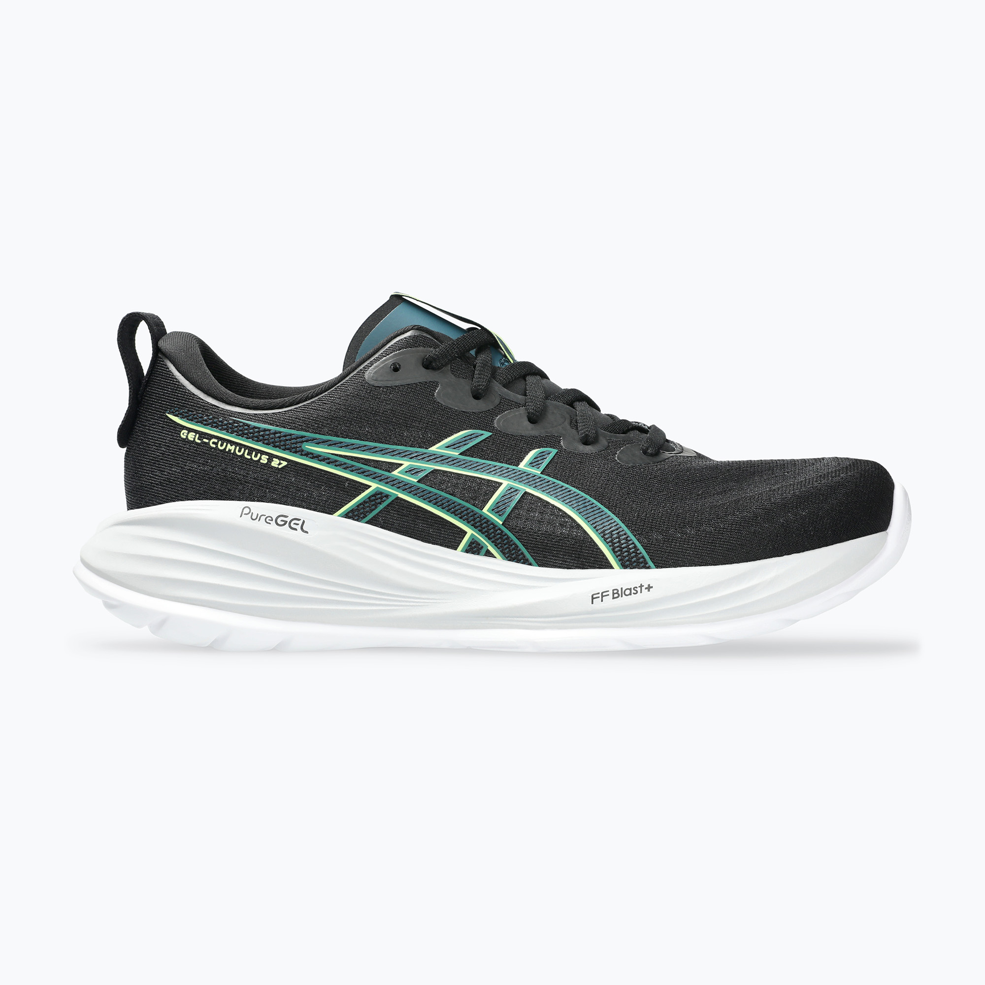 Pánske bežecké topánky ASICS Gel-Cumulus 27 black/lucid yellow (Gel-Cumulus 271011B960-004)