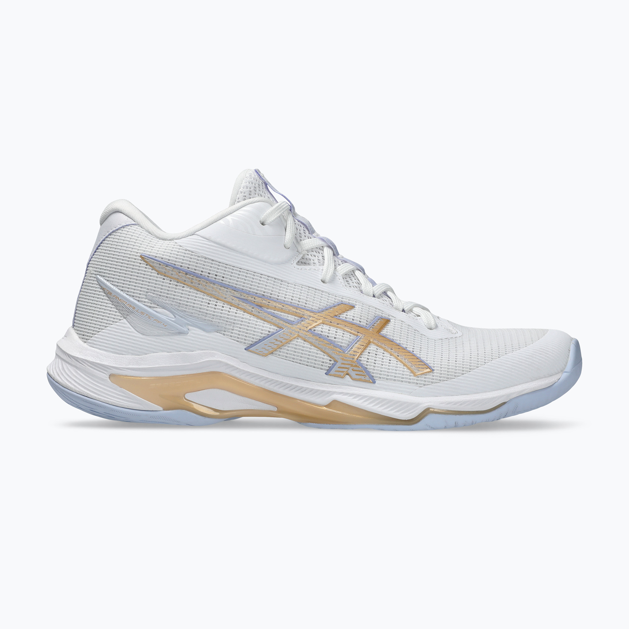 Dámske volejbalové topánky ASICS Netburner Ballistic FF 4 white/champagne