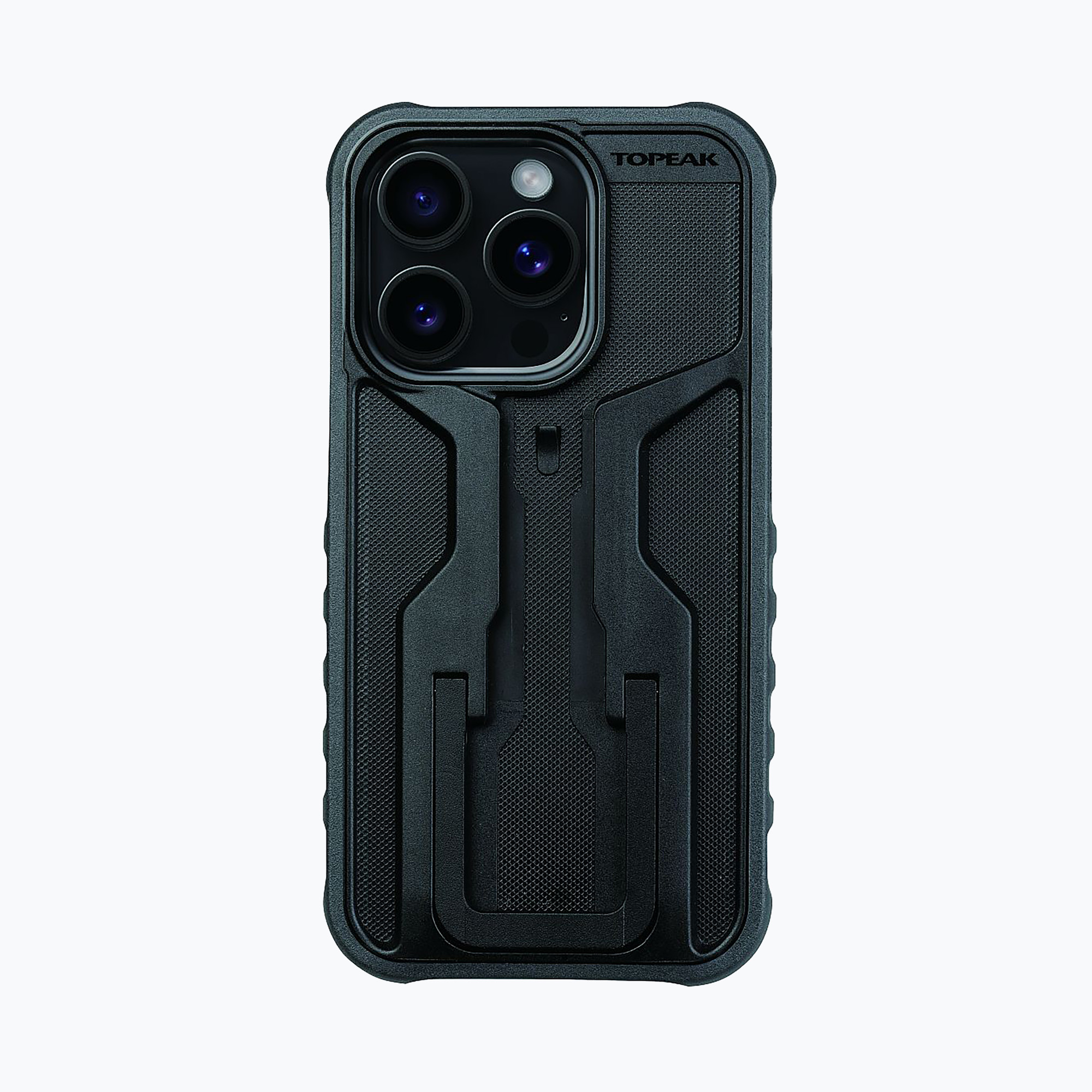 Puzdro na telefón Topeak RideCase iPhone 15 Pro black/gray