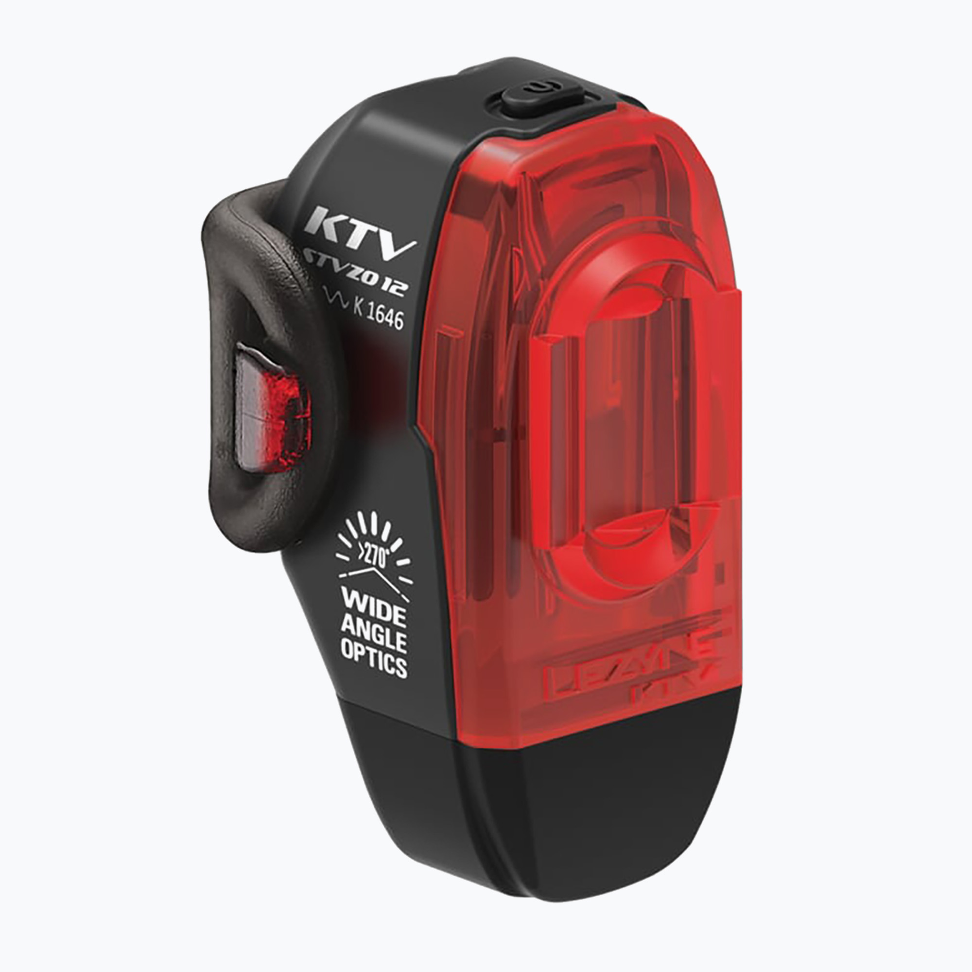 Svetlo na bicykel zadné Lezyne KTV Drive Stvzo čierne (KTV Drive Stvzo Rear 1-LED-12R-STVZO-V204)