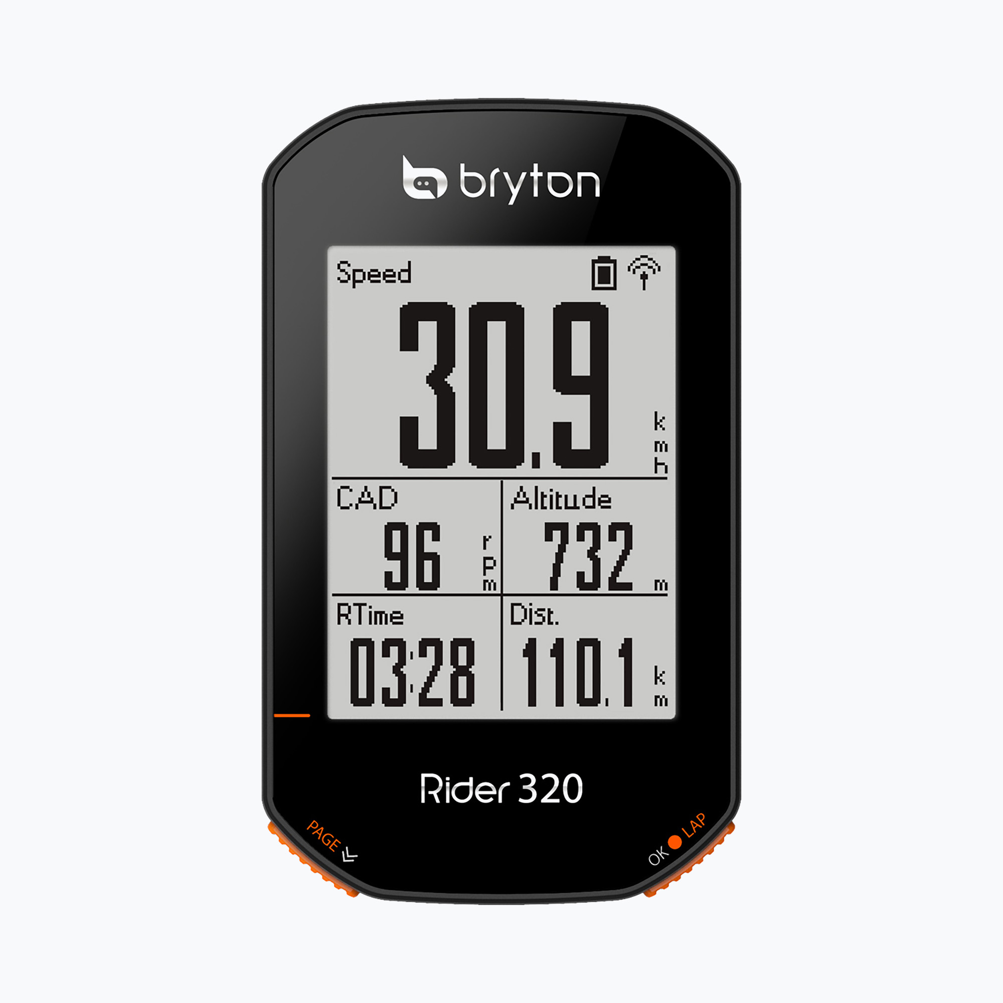Navigácia na bicykel Bryton Rider 320T CAD+HRM CC-NB00030 (Rider 320T CAD+HRM CC-NB00030)