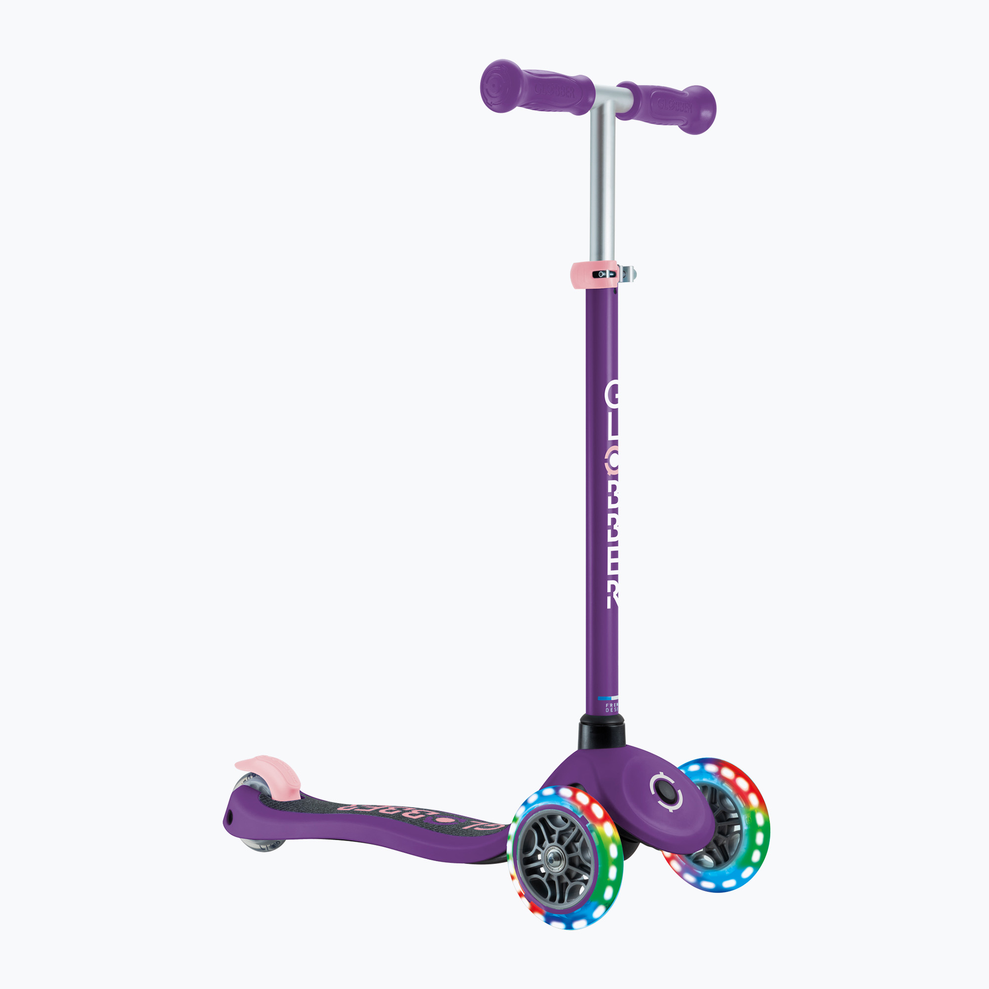 Detská trojkolka Globber Primo Lights tmavo fialová (Primo Lights 423-603-4)