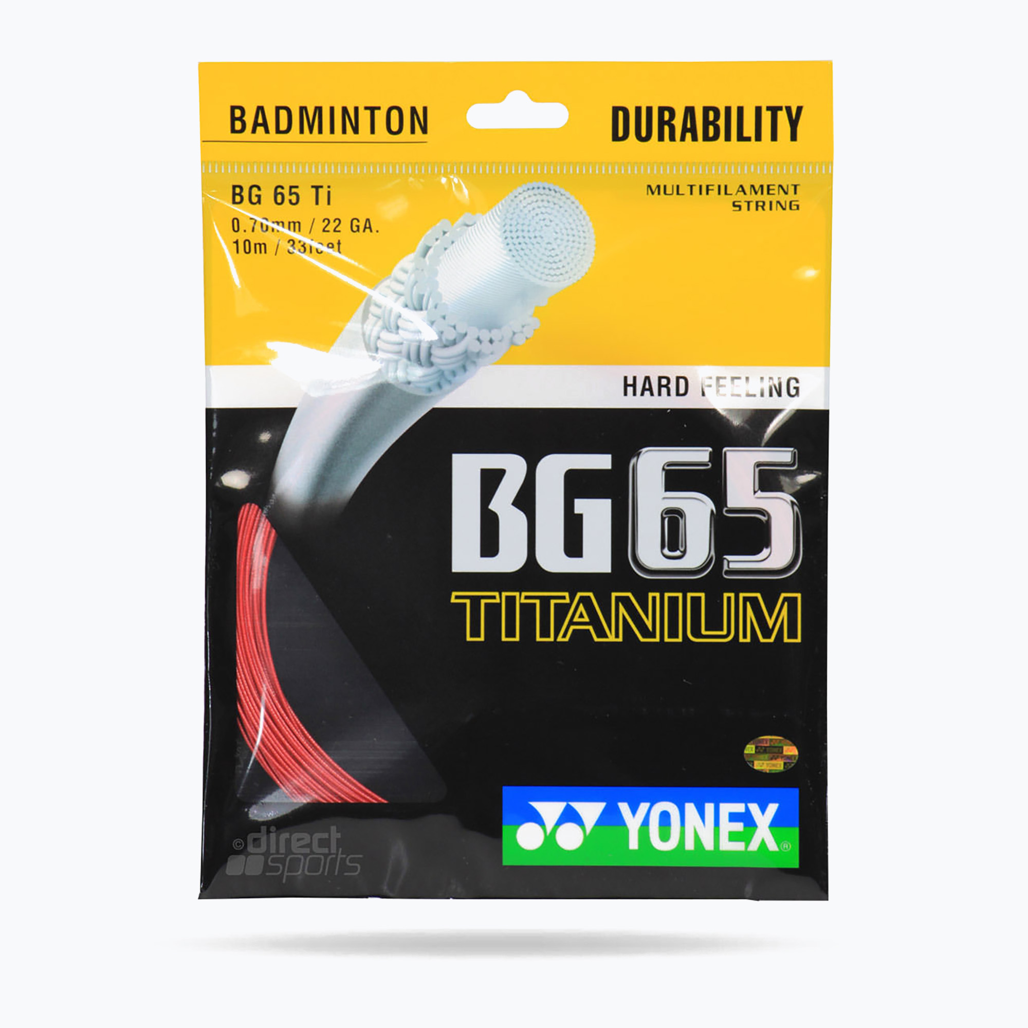 Badmintonová struna YONEX BG 65 Set 10 m biela