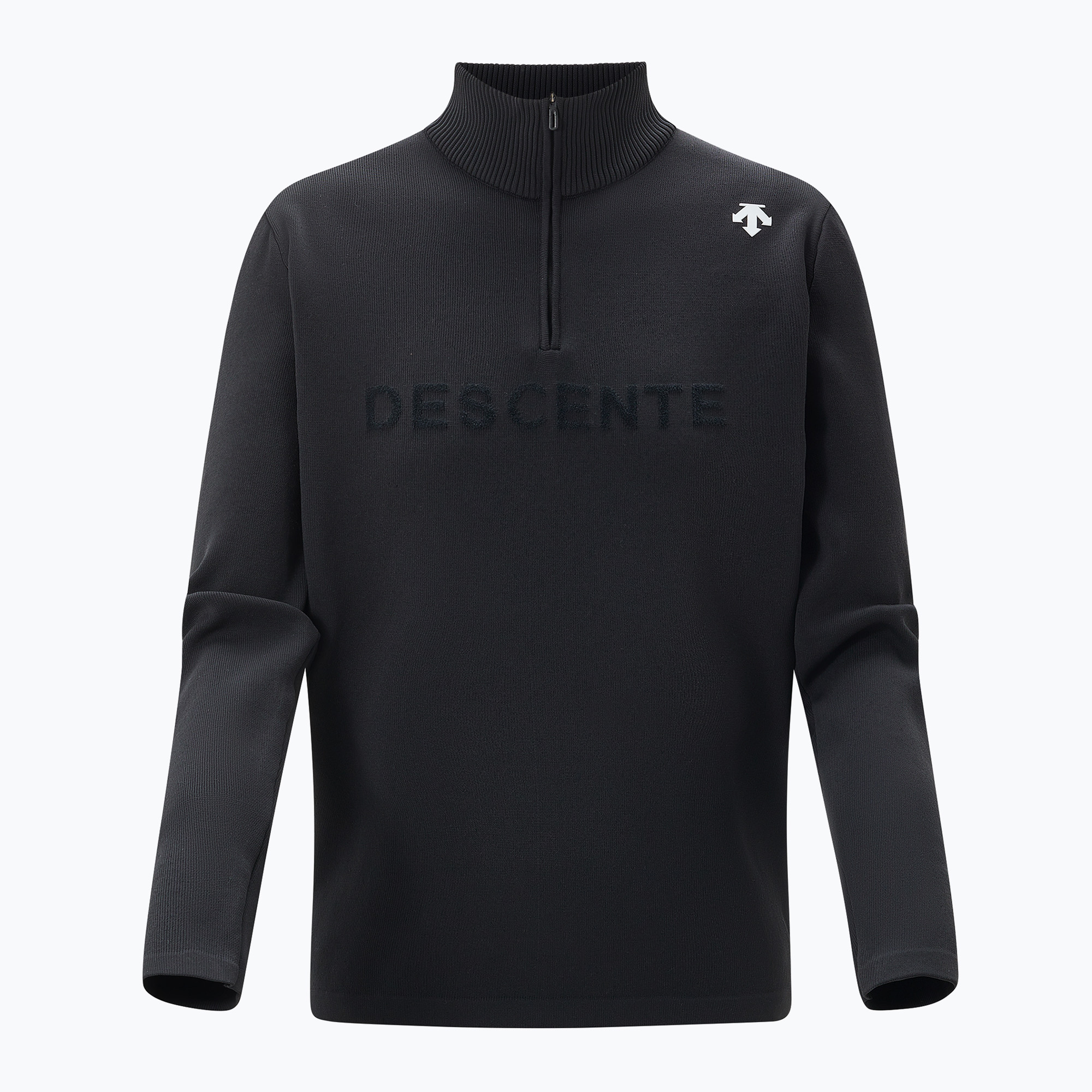 Pánsky sveter Descente Half Zip čierny (Half Zip DWMYGK44)