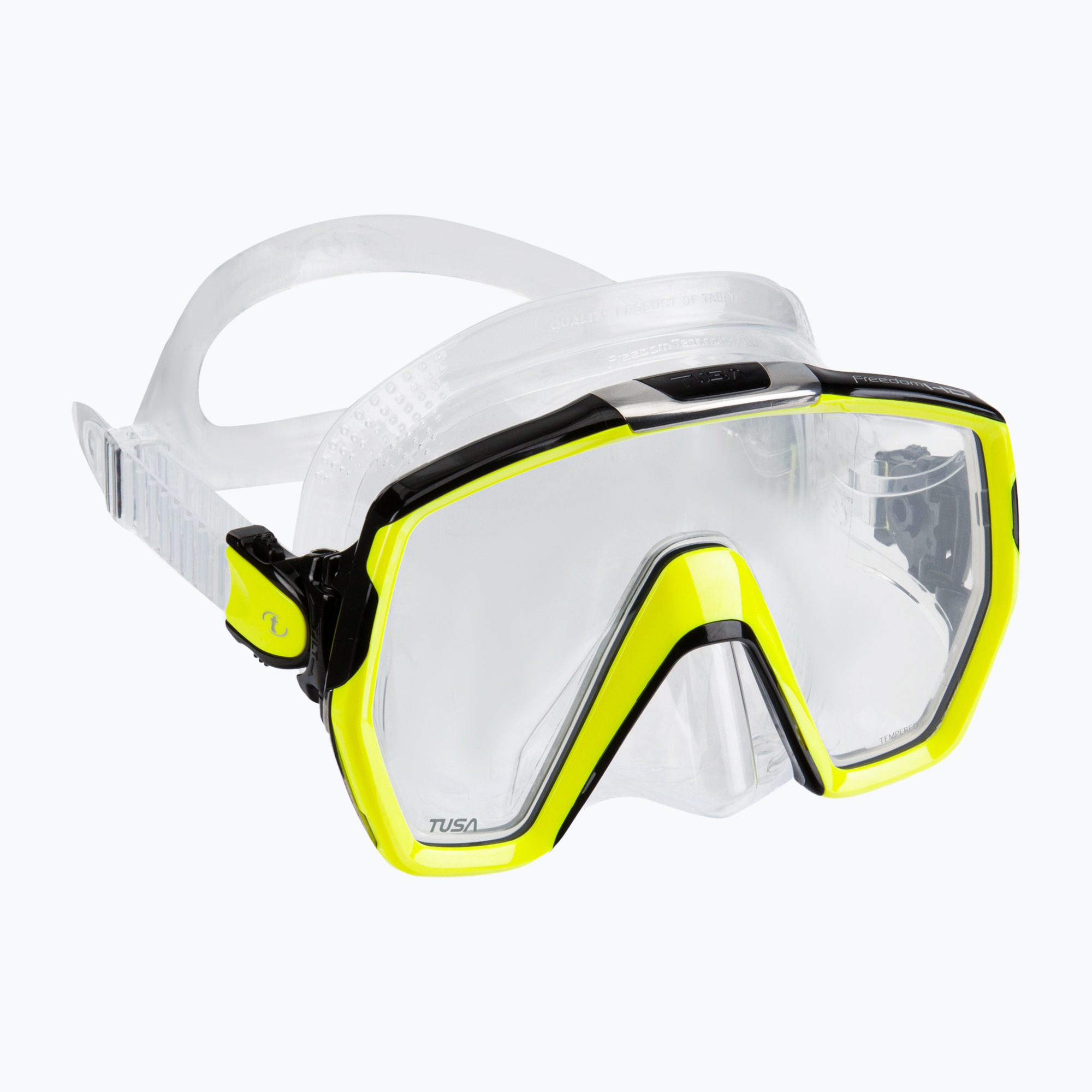 Potápačská maska TUSA Freedom Hd Yellow Clear M-1001